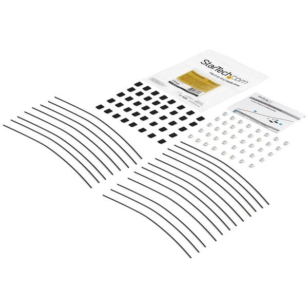 EAN 0065030884075 - StarTech.com CONNLOCKPK20 organizador de cables Piso Cable con piezas de sujeción Negro 20 pieza(s) imagen 7