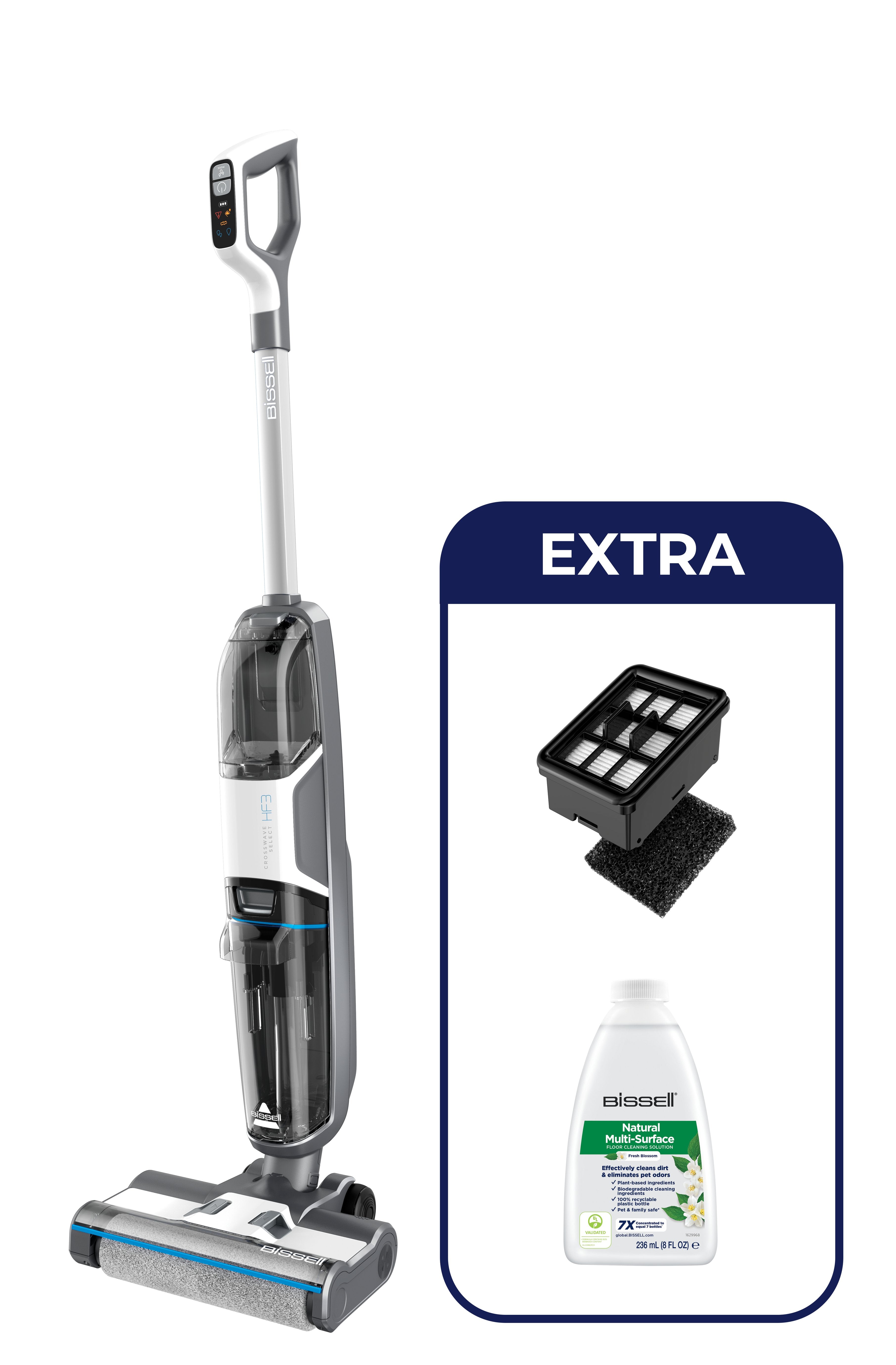 EAN 0011120271638 - Bissell CrossWave HF3 Cordless Select Aspiradora vertical Batería Seca y húmeda Sin bolsa 0 L 255 W Gris, imagen 8