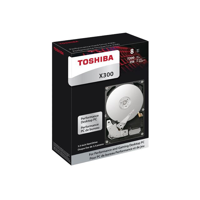 Disco Interno Hdd Toshiba X300 10tb 3.5" Sata 6gb/S7200 Rpm Bfer: 256 Mb