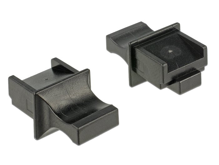 Delock Protección Contra El Polvo Para Rj45 Hembra Con Griff 10 Piezas Negro
