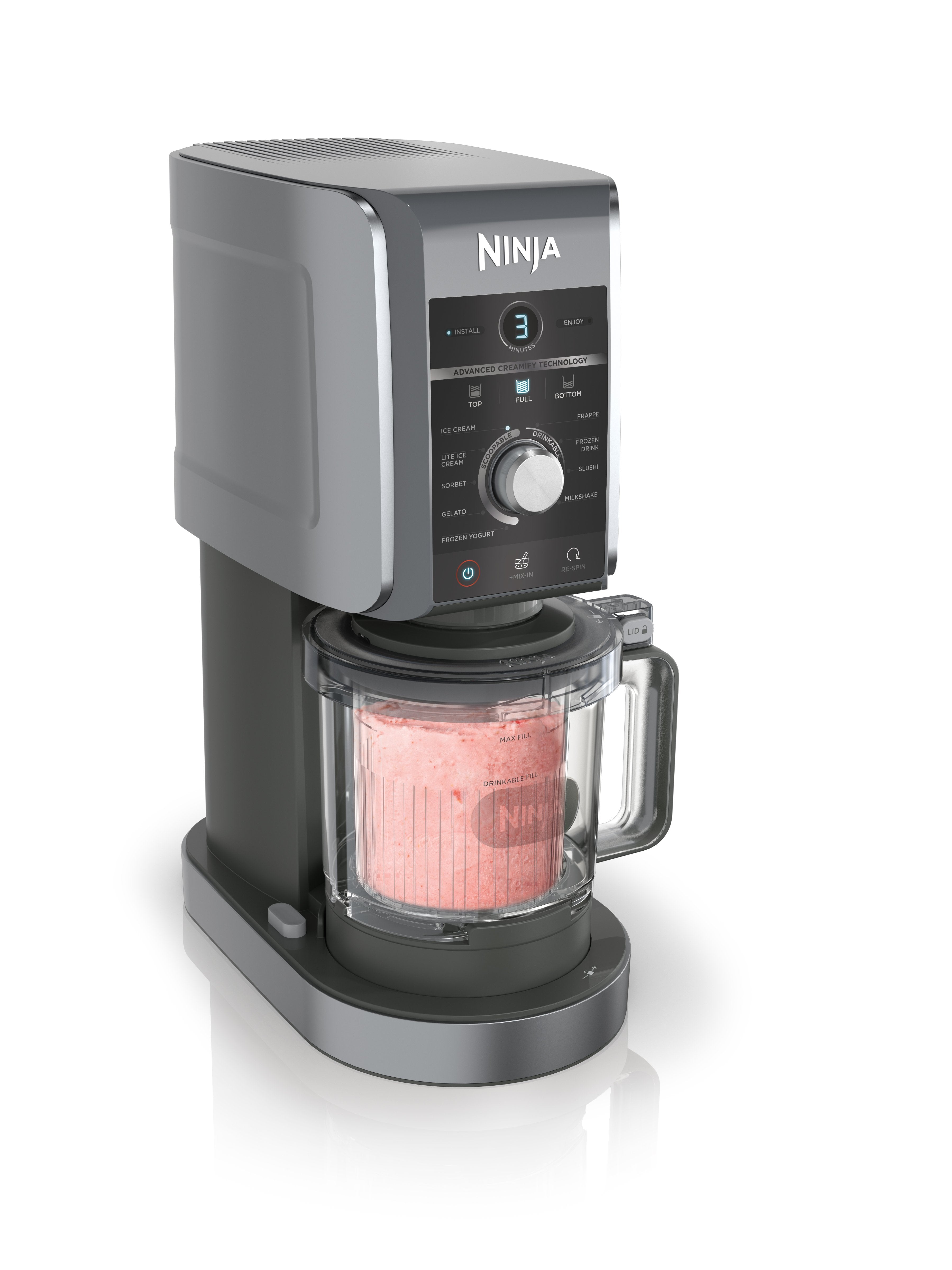 EAN 622356283076 - Ninja CREAMi Deluxe Máquina de helados y batidos 2,1 L 800 W Negro, Gris imagen 6