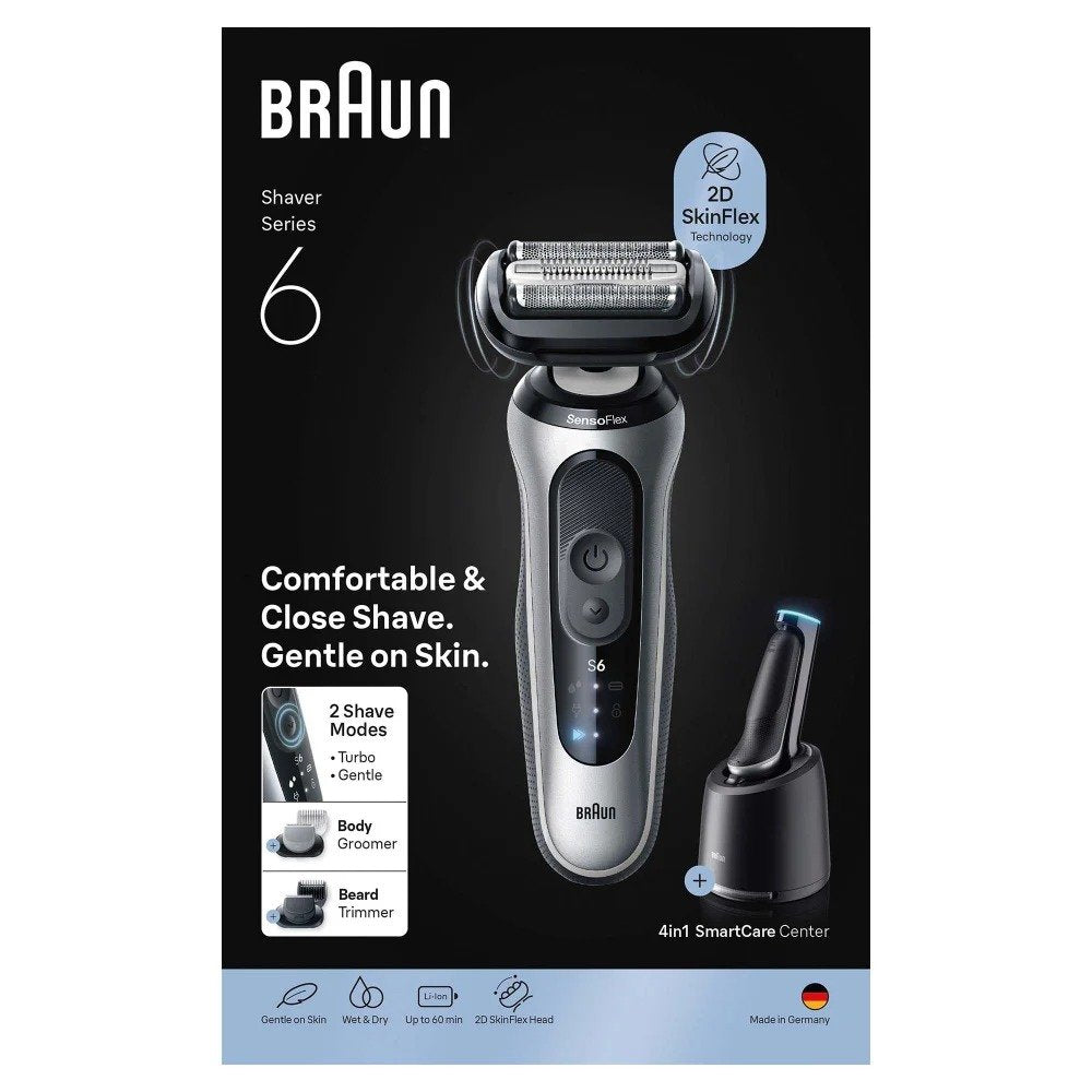 Braun Series 6 62-S7650cc (Plata/Negro) 8700216647403