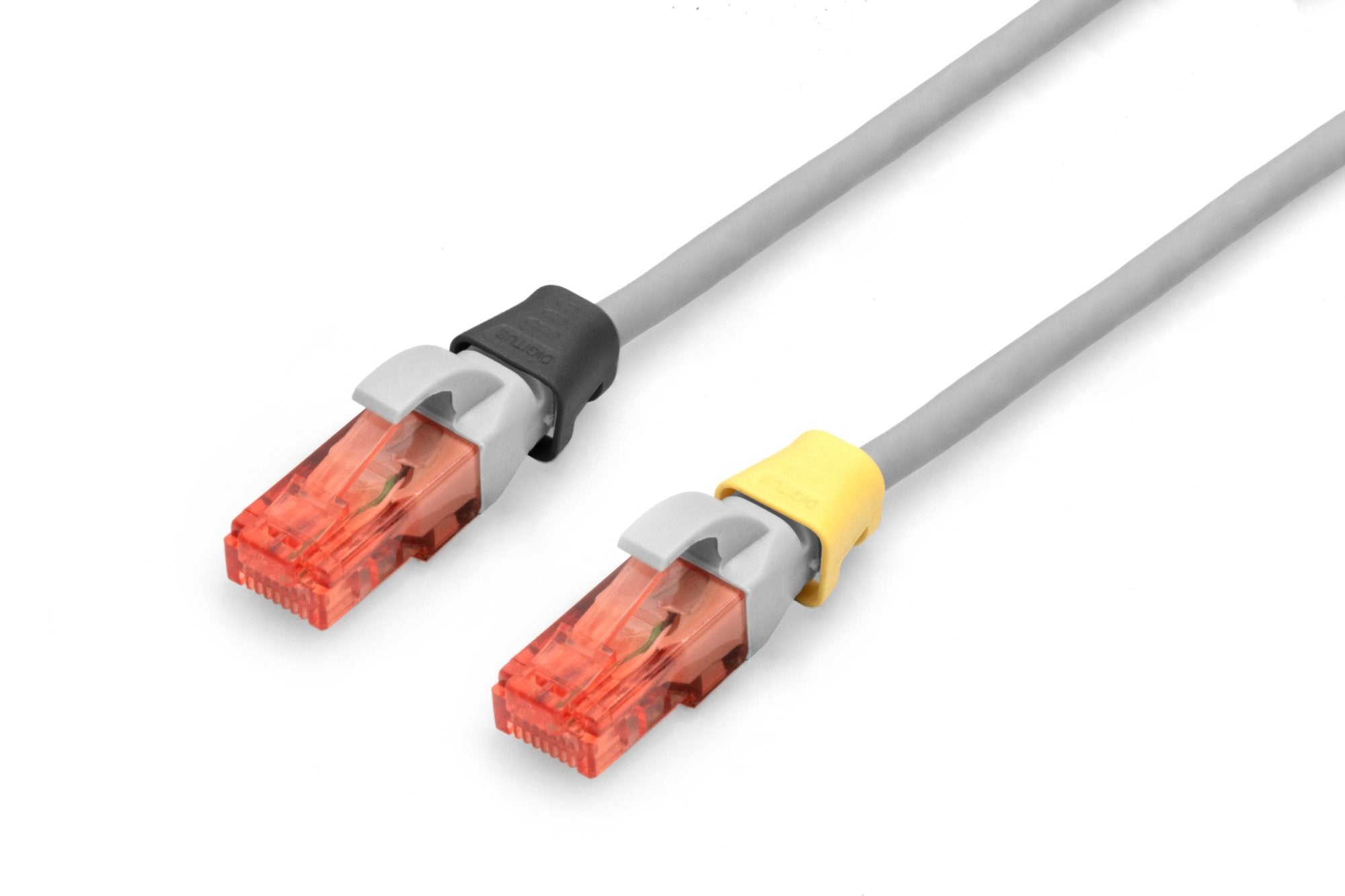 Digitus Clips Para Cable Rj 45 Color Rojo Verde Azul Amarillo Negro, 20 Uds De Cada Color .