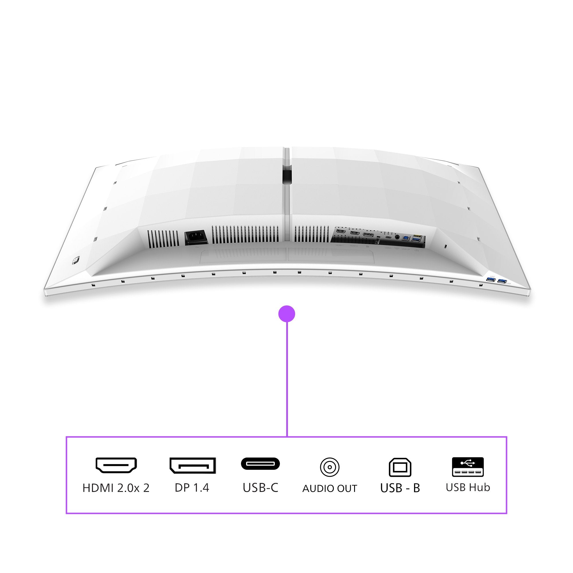 EAN 8712581798680 - Philips 34M2C8600/00 pantalla para PC 86,4 cm (34") 3440 x 1440 Pixeles Wide Quad HD OLED Blanco imagen 4