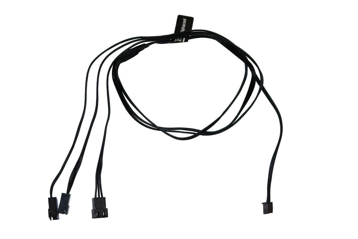 Cable En Y Alphacool Digital Rgb Led Triple Con Conector Jst Negro, 60 Cm 18602