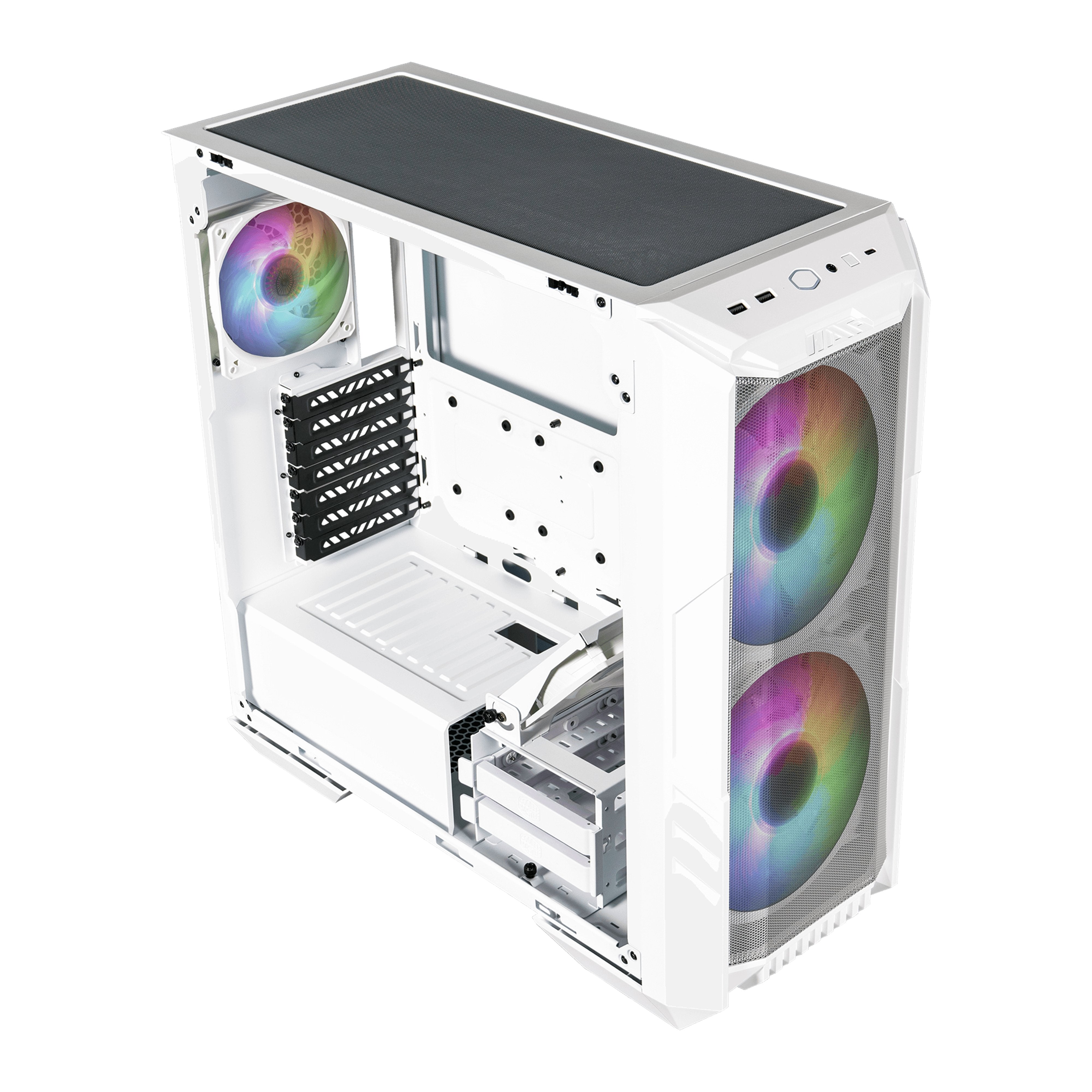 Caja Pc Cooler Master Haf 500 Blanca