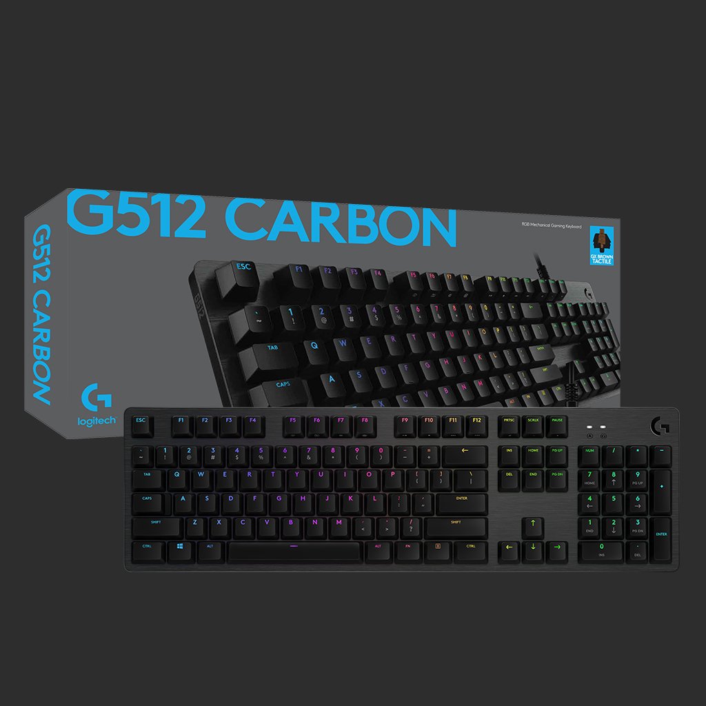 EAN 5099206086111 - Logitech G G512 teclado Juego USB QWERTZ Suizo Carbono imagen 8