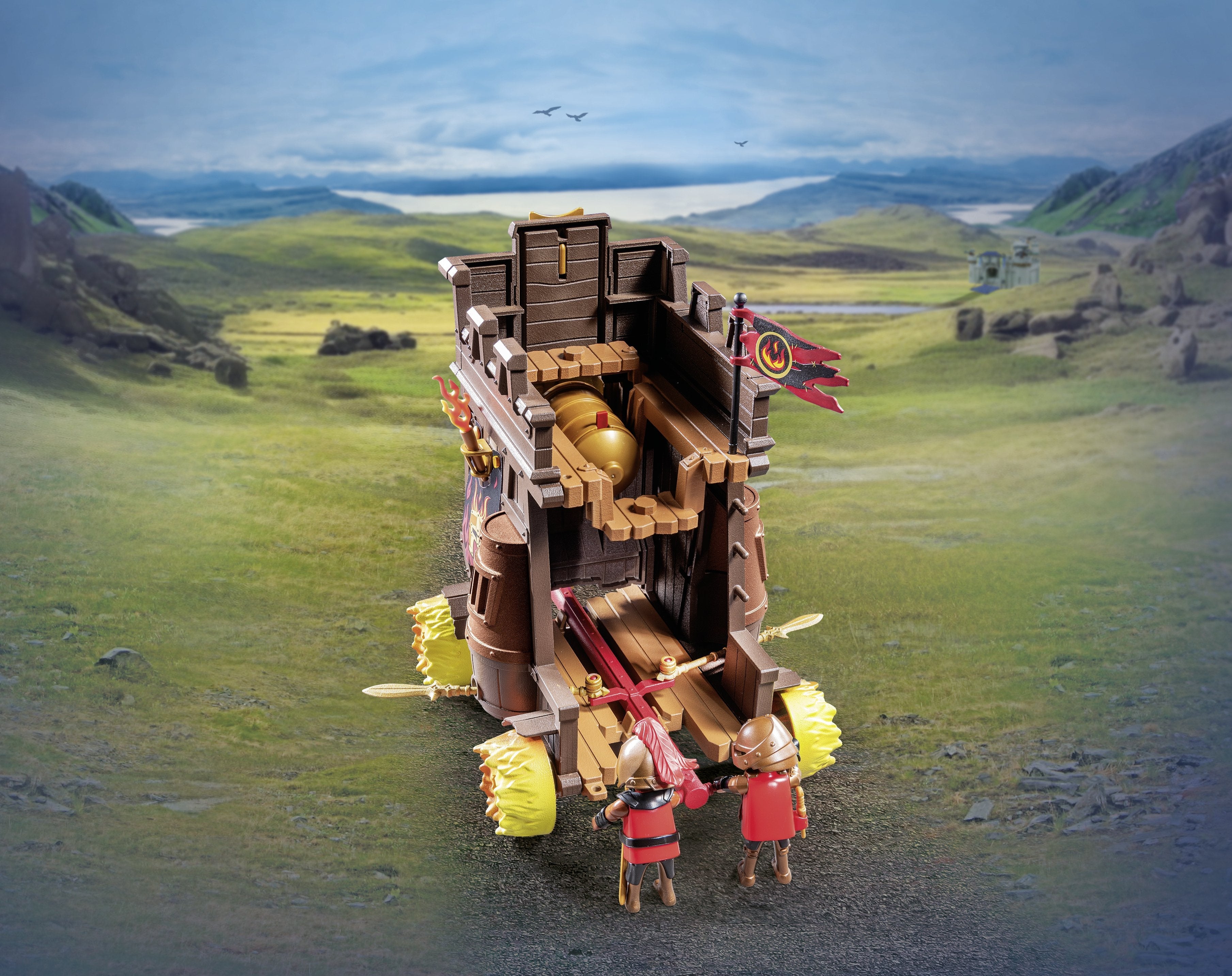 Playmobil 71643 Novelmore Coche De Ataque Con Cañón De Fuego, Juguete De Construcción 71643