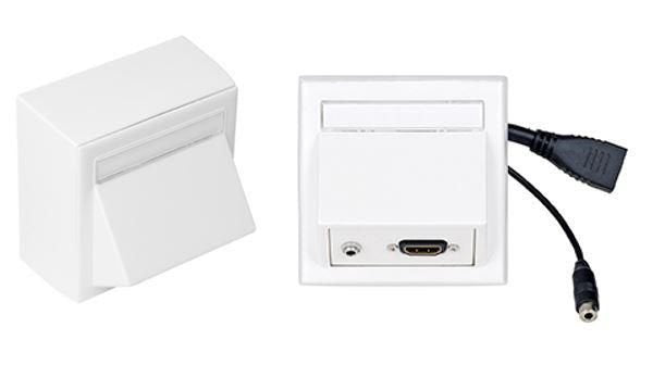 Vivolink Wi221170 Toma De Corriente Hdmi + 3.5mm Blanco