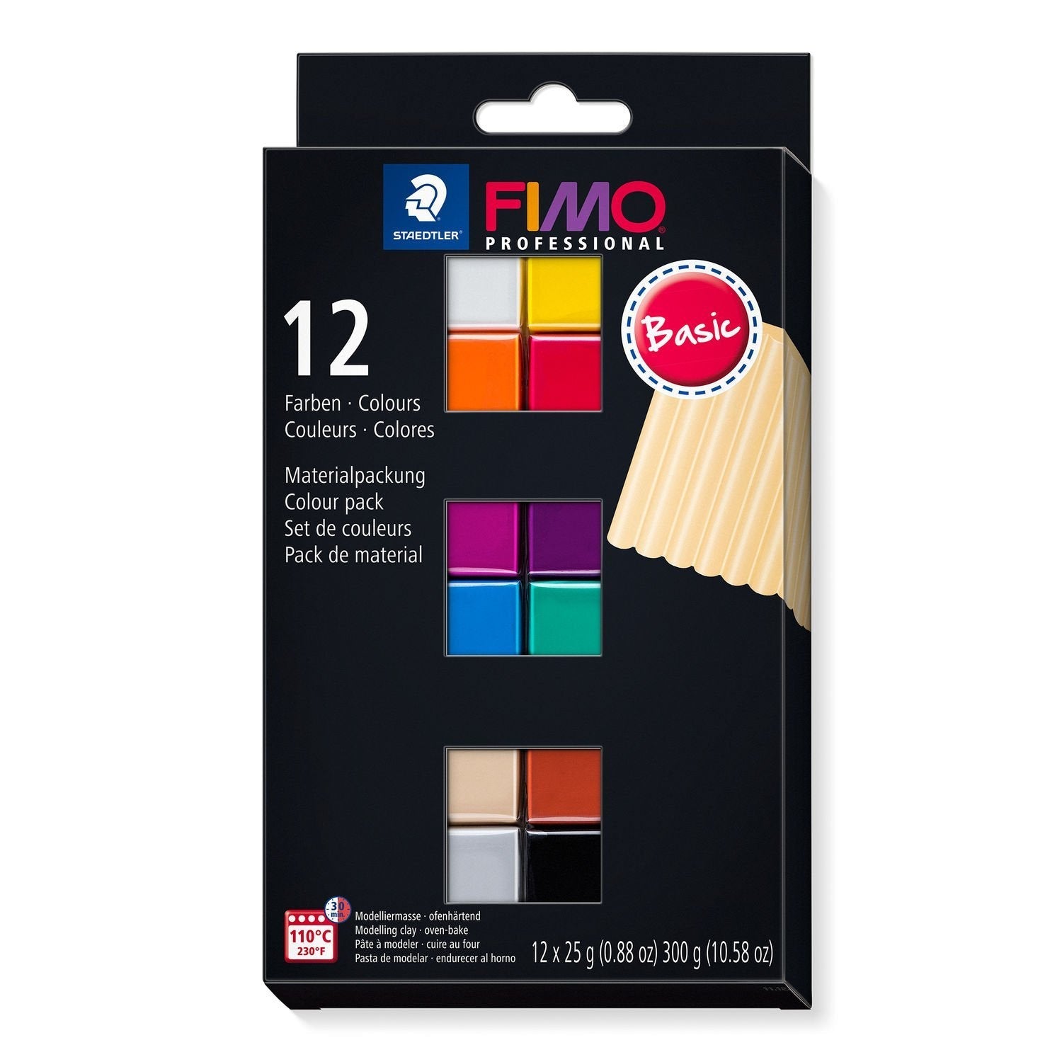 Fimo Set Mod.Masse Fimo Prof Mp Bac