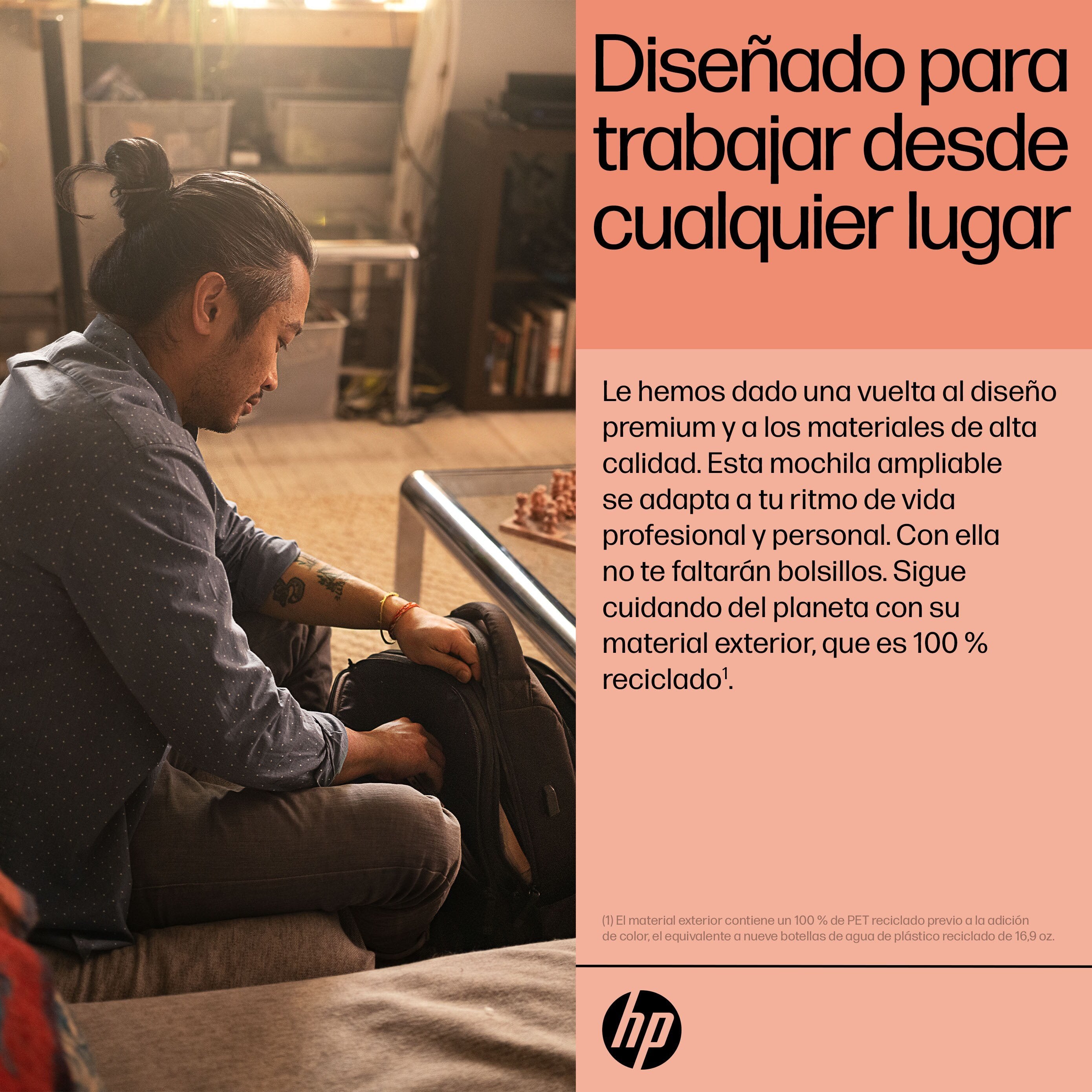 EAN 0196548662371 - HP Renew Executive 16-inch Laptop Backpack 40,9 cm (16.1") Negro imagen 5