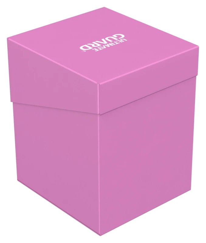 Caja De Cartas Ultimate Guard Deck Case 100+ Tamaño Estándar Fucsia