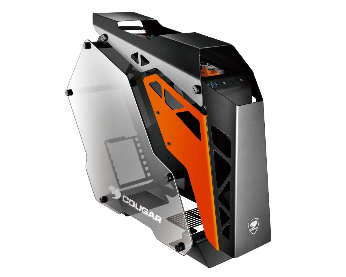 Caja Pc Cougar Miditorre Conquer Cristal Templado