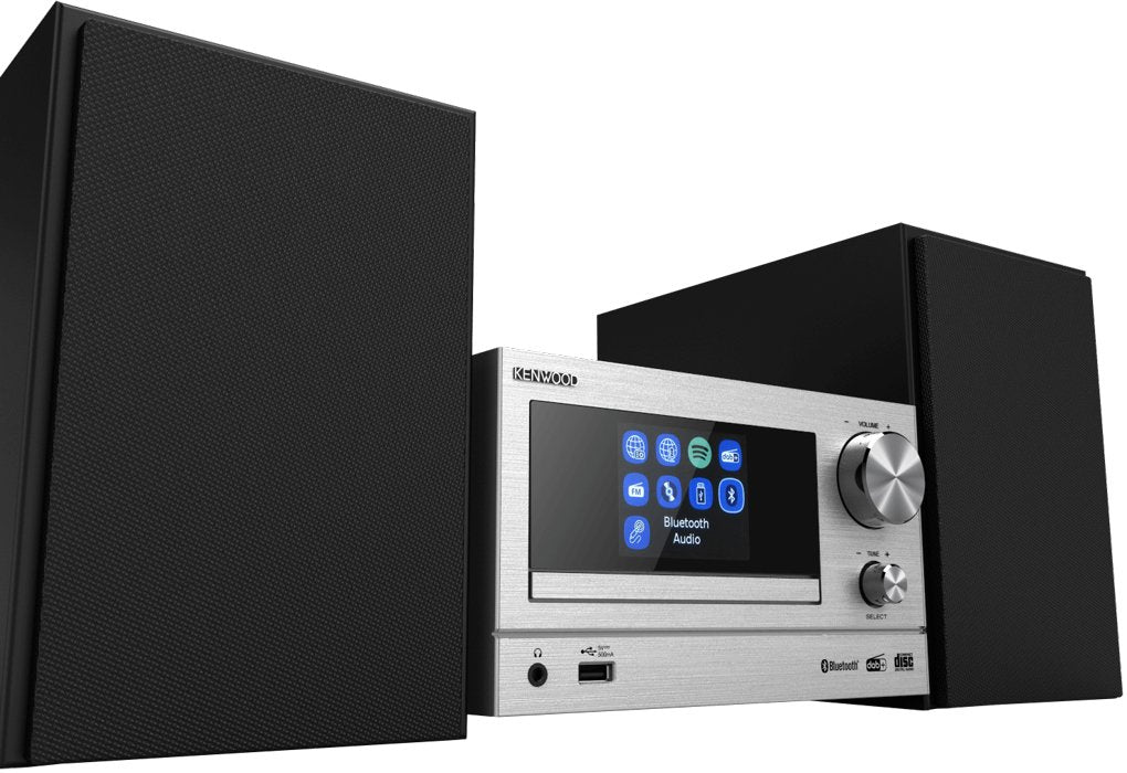 Kenwood M-7000s Smart Micro Hifi-Symem Mit Dab+, Wifi, Internetradio Plata