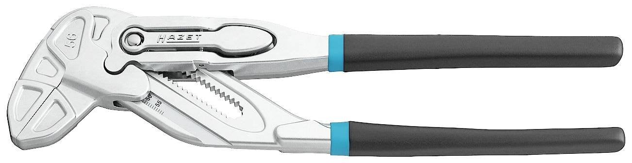 Hazet Llave Alicate 762-26 Negro/Azul, 260mm, Punta/Paso De Ajuste Rápido 762-26