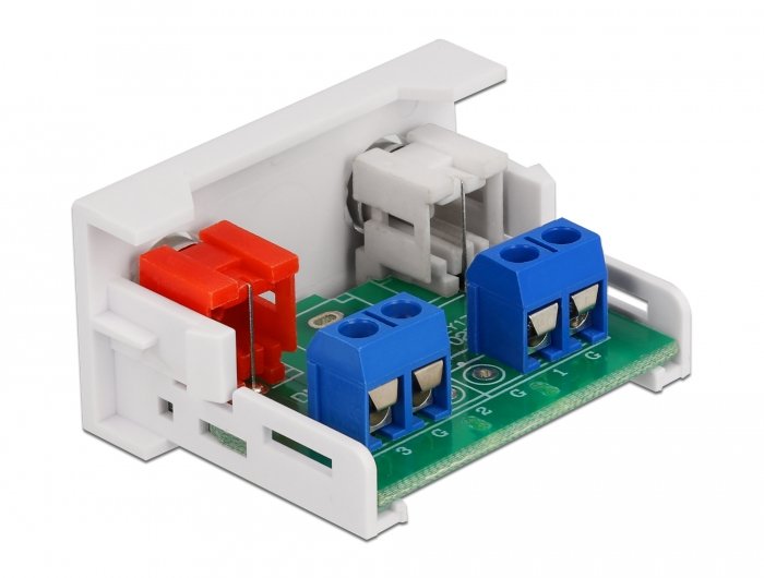 Módulo Delock Easy 45 2 X Rca Hembra 22,5 X 45 Mm