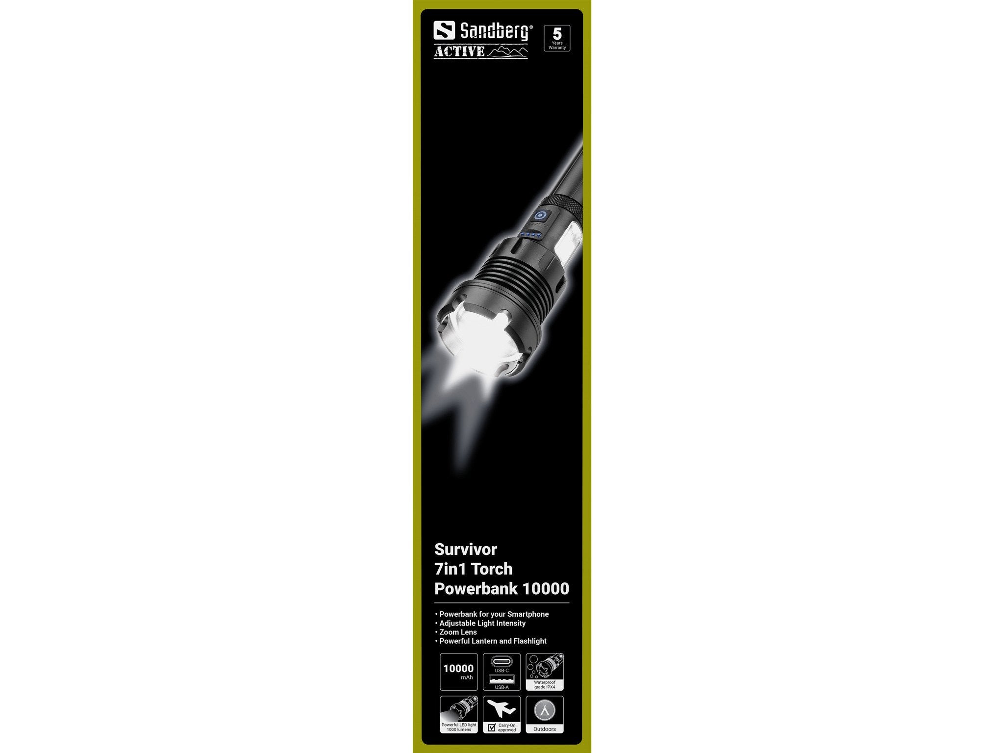 EAN 5705730421099 - Sandberg Survivor 7in1 Torch Powerbank 10000 imagen 5