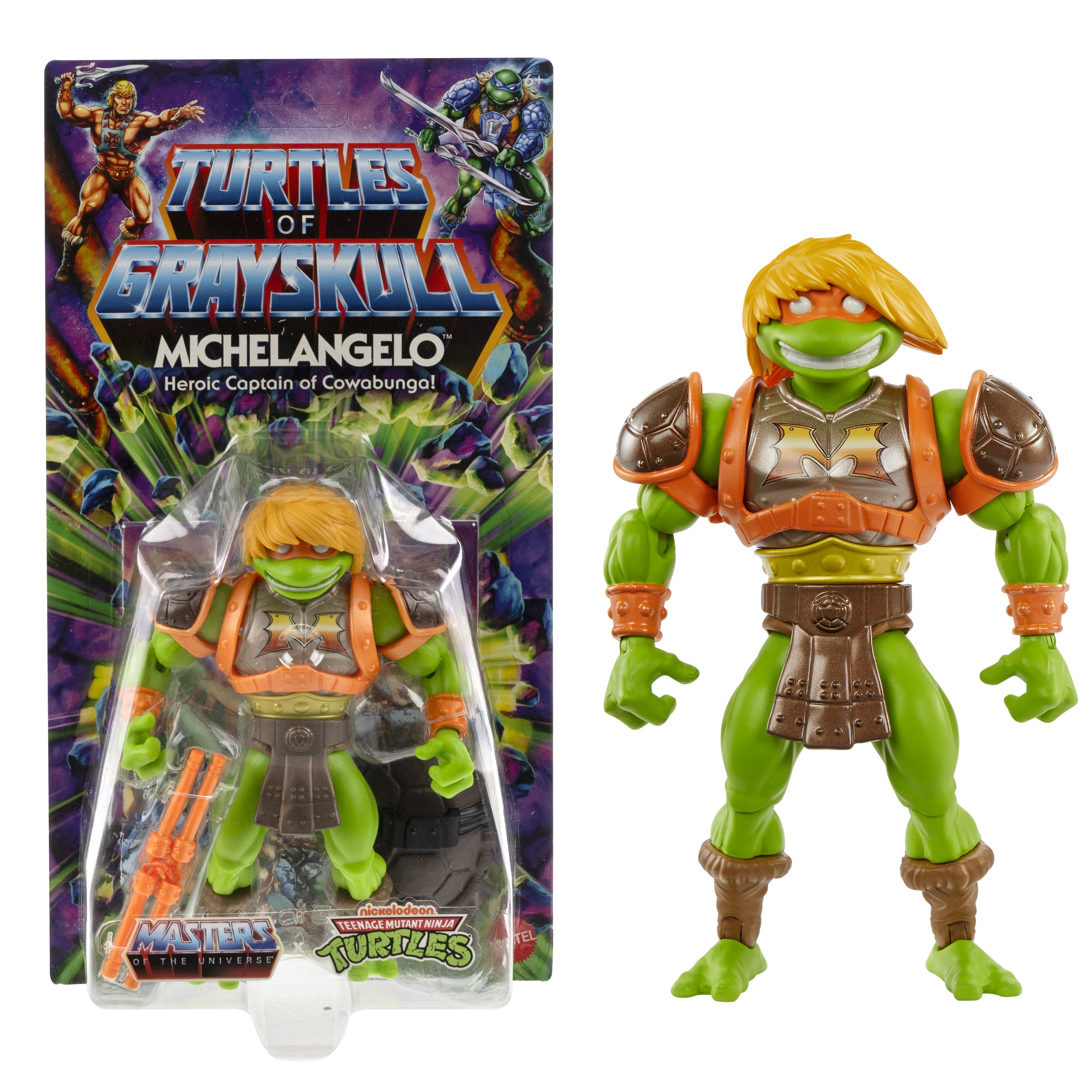 EAN 0194735190027 - Masters of the Universe Origins Turtles Grayskull Michelangelo imagen 6