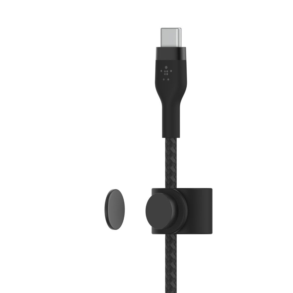 Usb-C To Ltg_braid Silic 1m Black