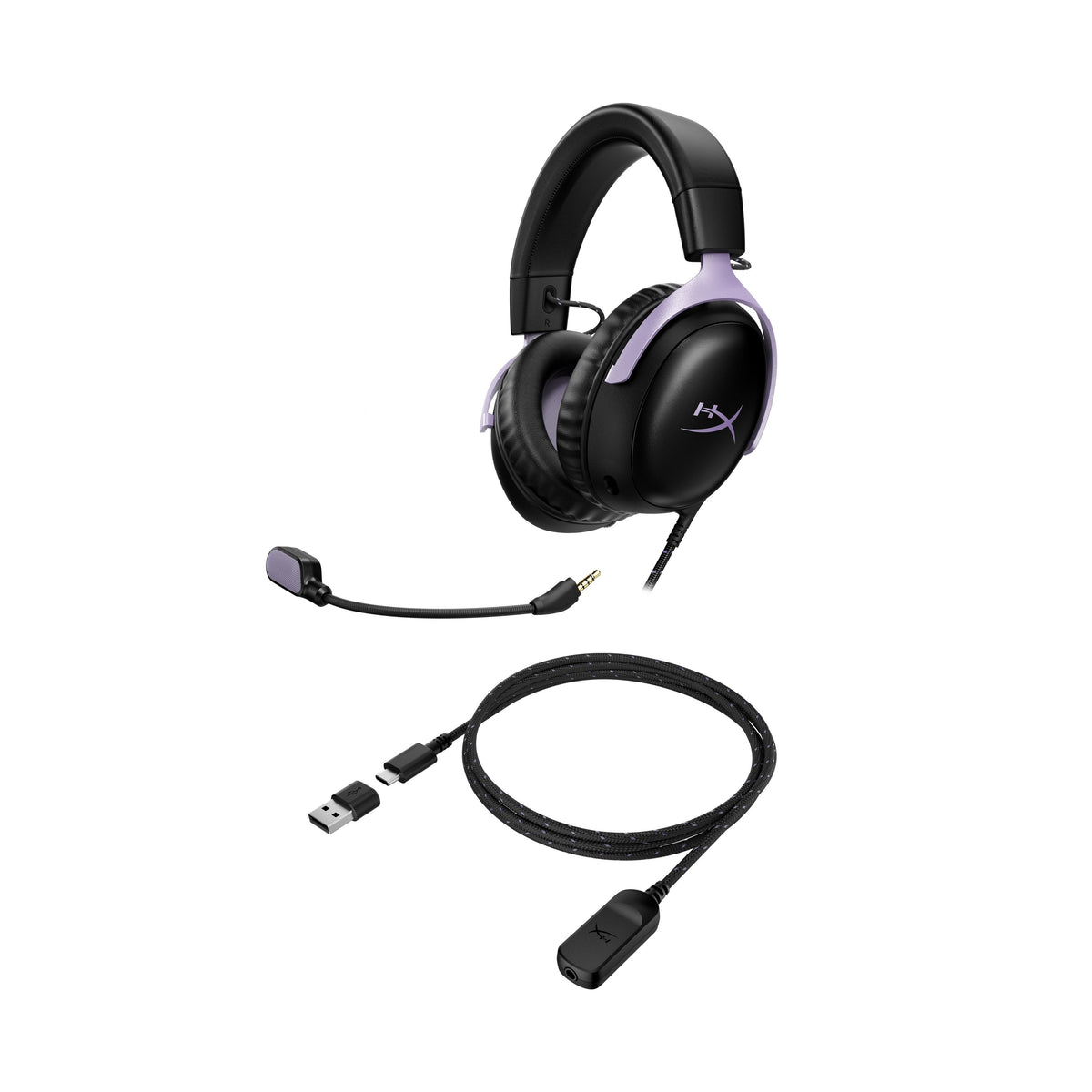 Auriculares Con Micrófono Gaming Cloud Iii Negro-Lawendowy - Df7f0aa
