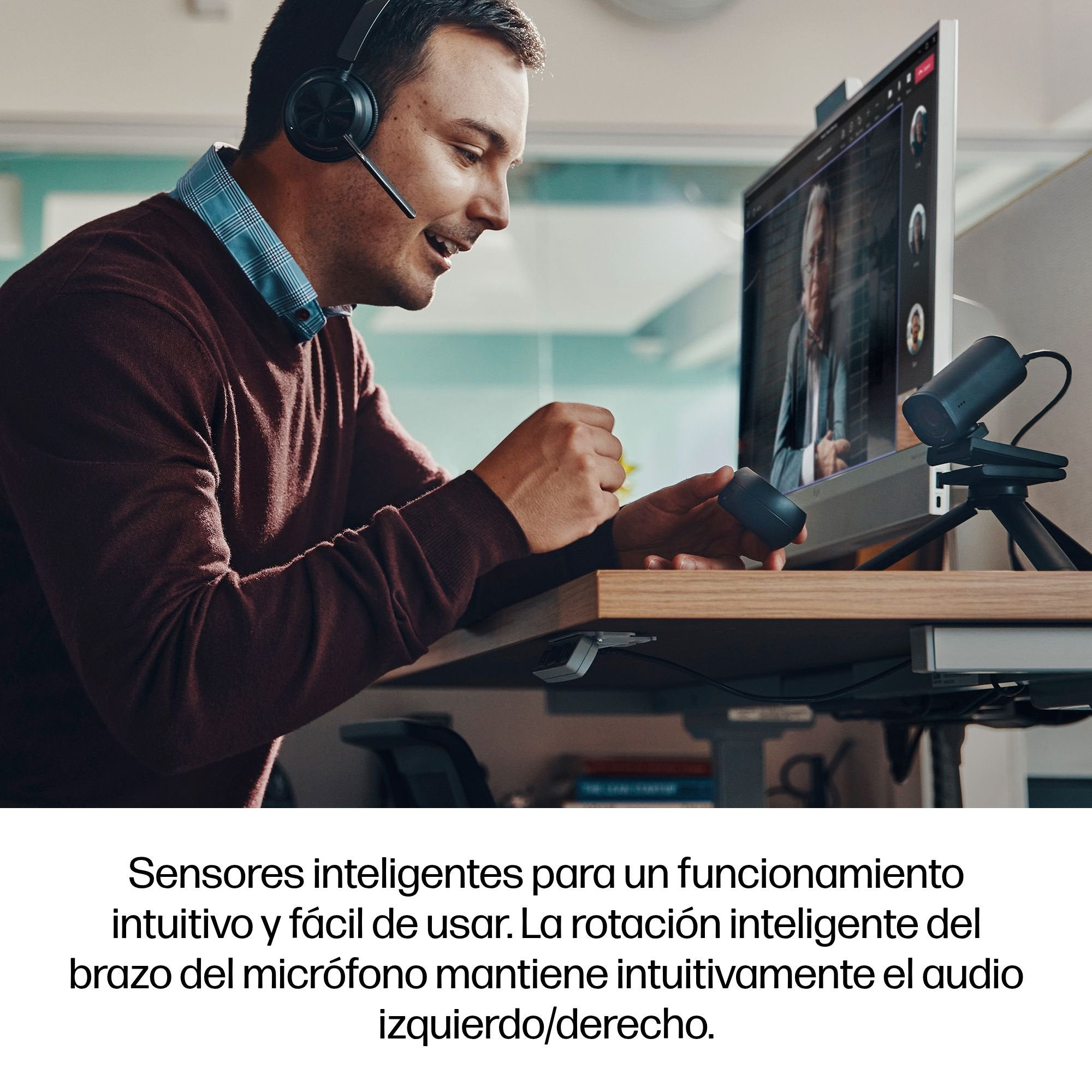 EAN 0198415336521 - HP Poly Voyager Focus Auriculares Inalámbrico y alámbrico De mano Car/Home office Bluetooth Base de carga imagen 8