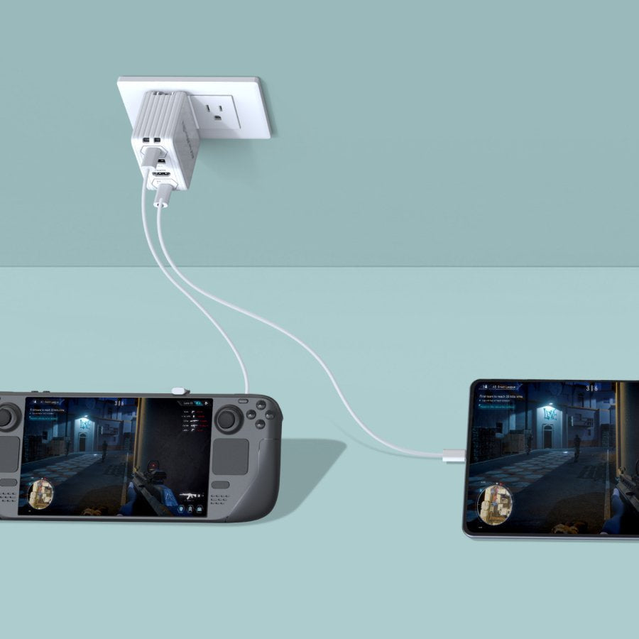 Avermedia Ladedock, Elitego Gc313pro Blanco, 100w Gan, Hdmi