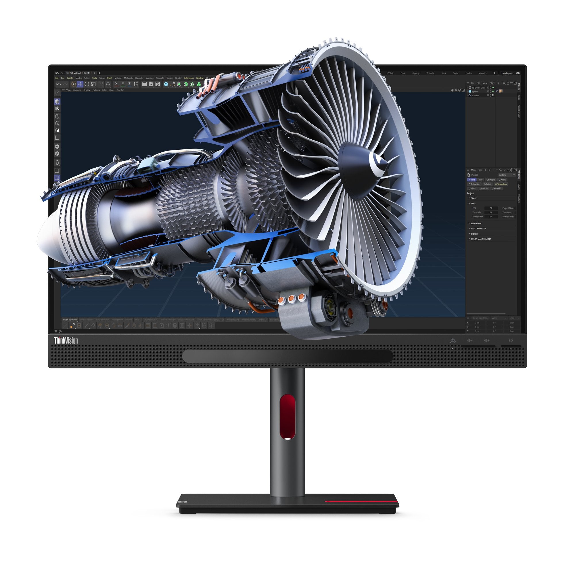 EAN 197532306363 - Lenovo ThinkVision 27 3D pantalla para PC 68,6 cm (27") 3840 x 2160 Pixeles 4K Ultra HD LED Negro imagen 7