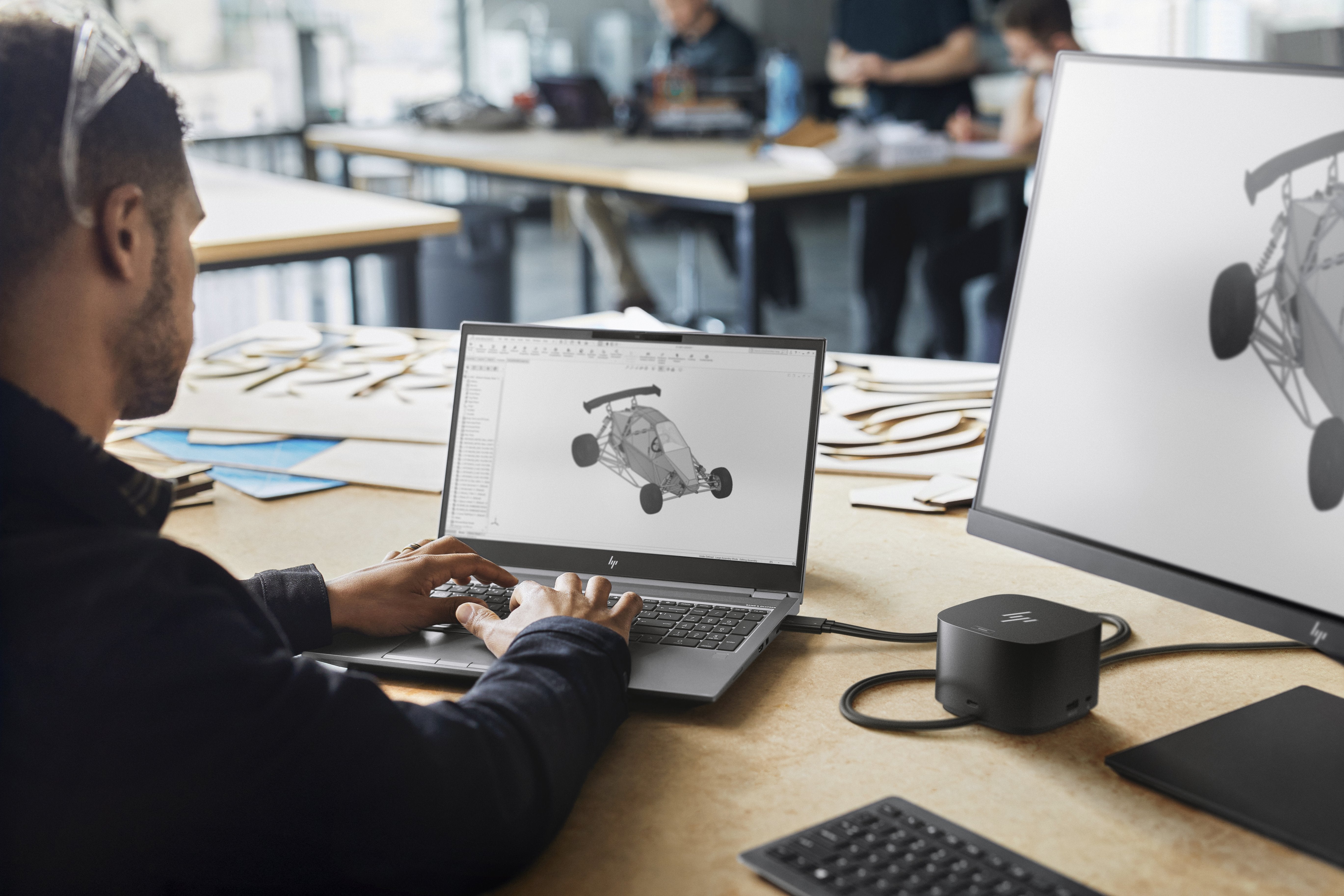 EAN 5704174883234 - HP Thunderbolt 280W G4 Dock w/Combo Cable Alámbrico Thunderbolt 4 Negro imagen 7