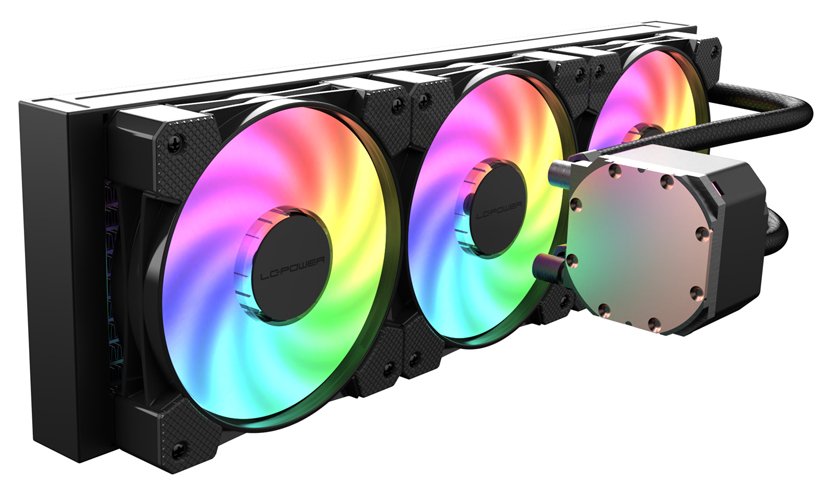 Lc-Power Lc-Cc-360-B-Argb Sistema De Refrigeración Para Ordenador Procesador Sistema De Refrigeración Líquida Todo En Uno 12 Cm Negro