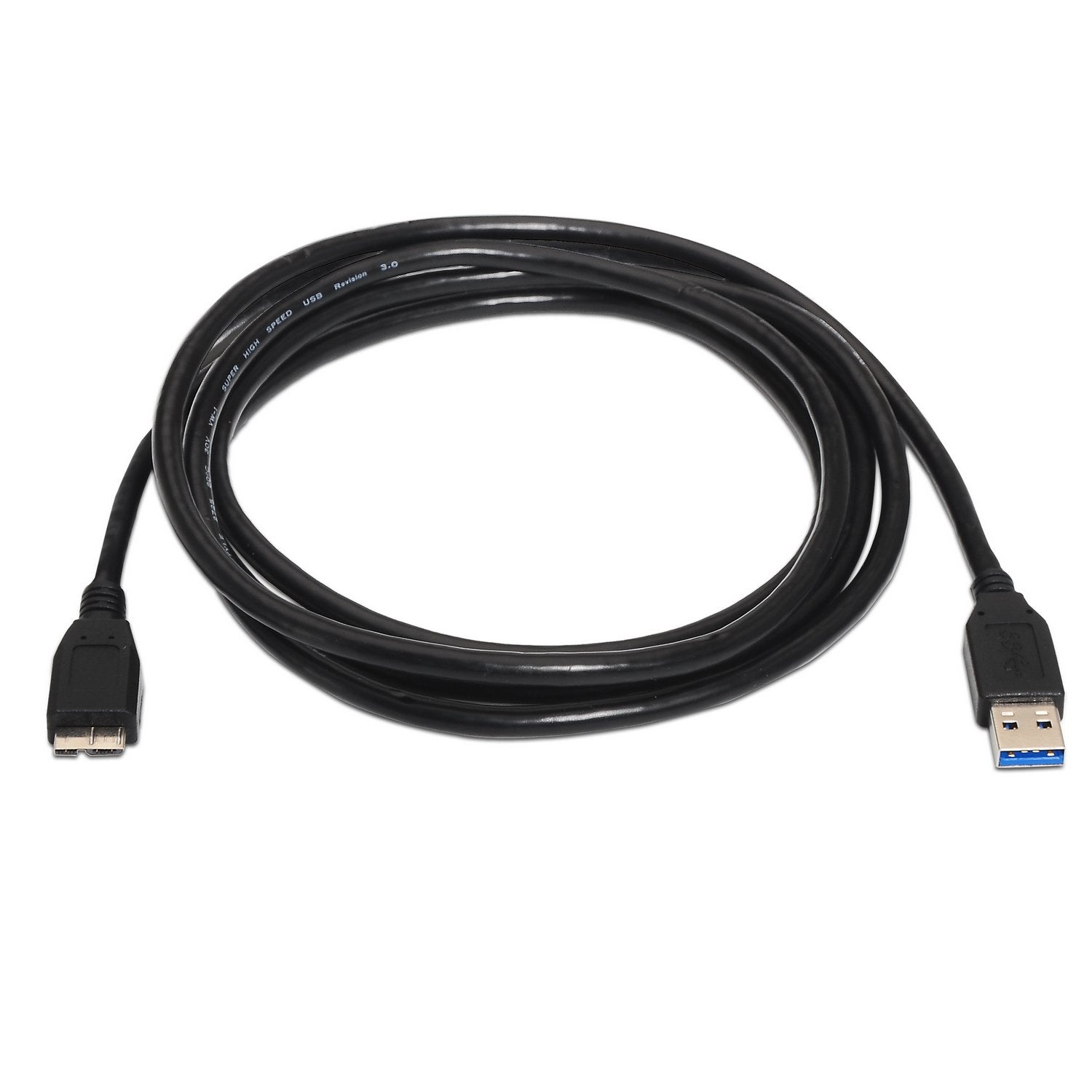 EAN 8436574700428 - AISENS A105-0043 cable USB USB 3.2 Gen 1 (3.1 Gen 1) 1 m USB A Micro-USB B Negro imagen 2