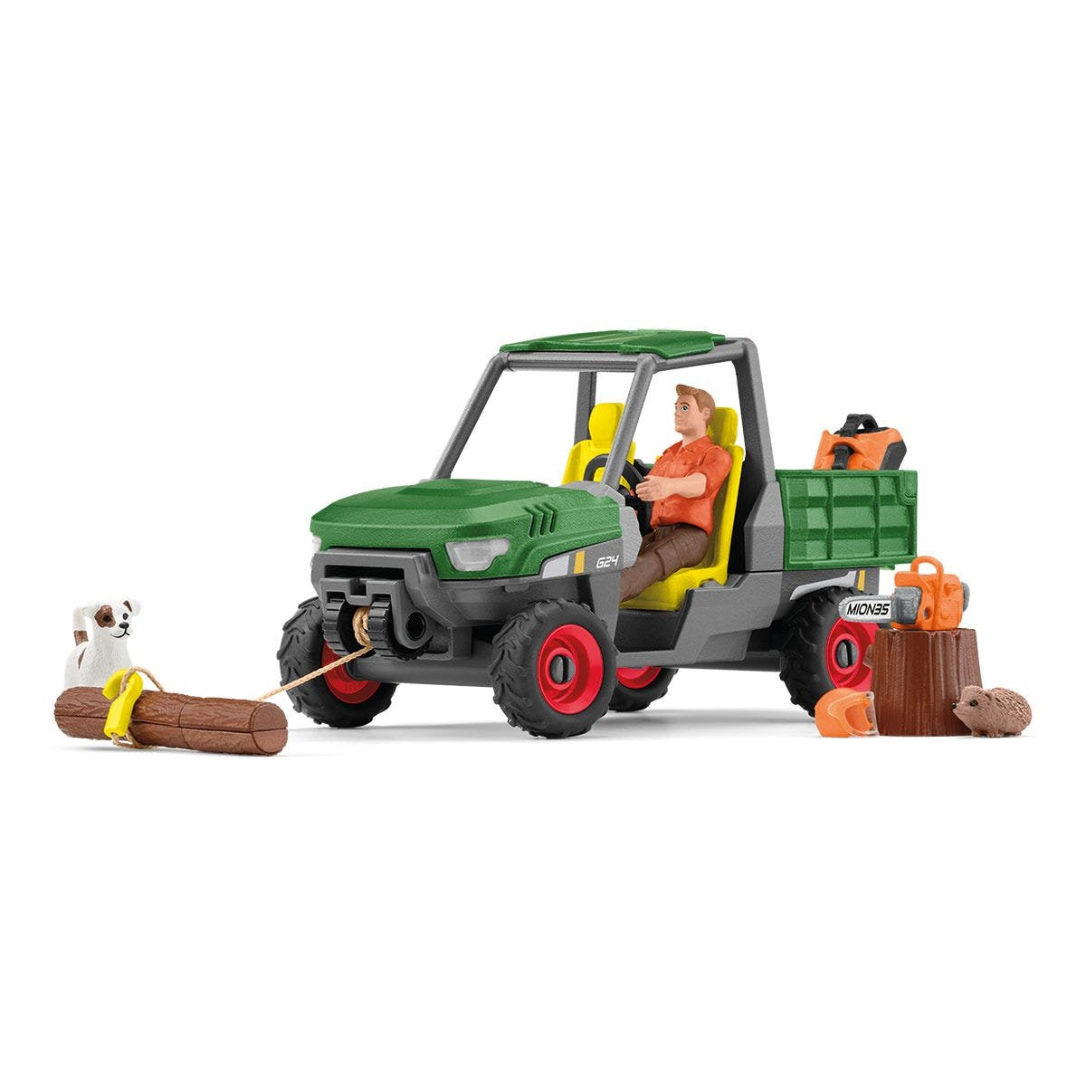 Figura Schleich Farm World Granjero Forestal Con Vehículo 42659