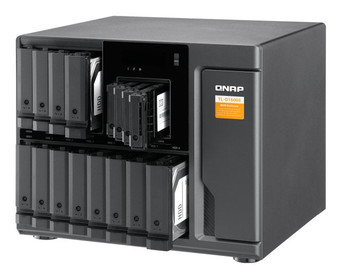 EAN 4713213516256 - QNAP TL-D1600S caja para disco duro externo Carcasa de disco duro/SSD Negro, Gris 2.5/3.5" imagen 4