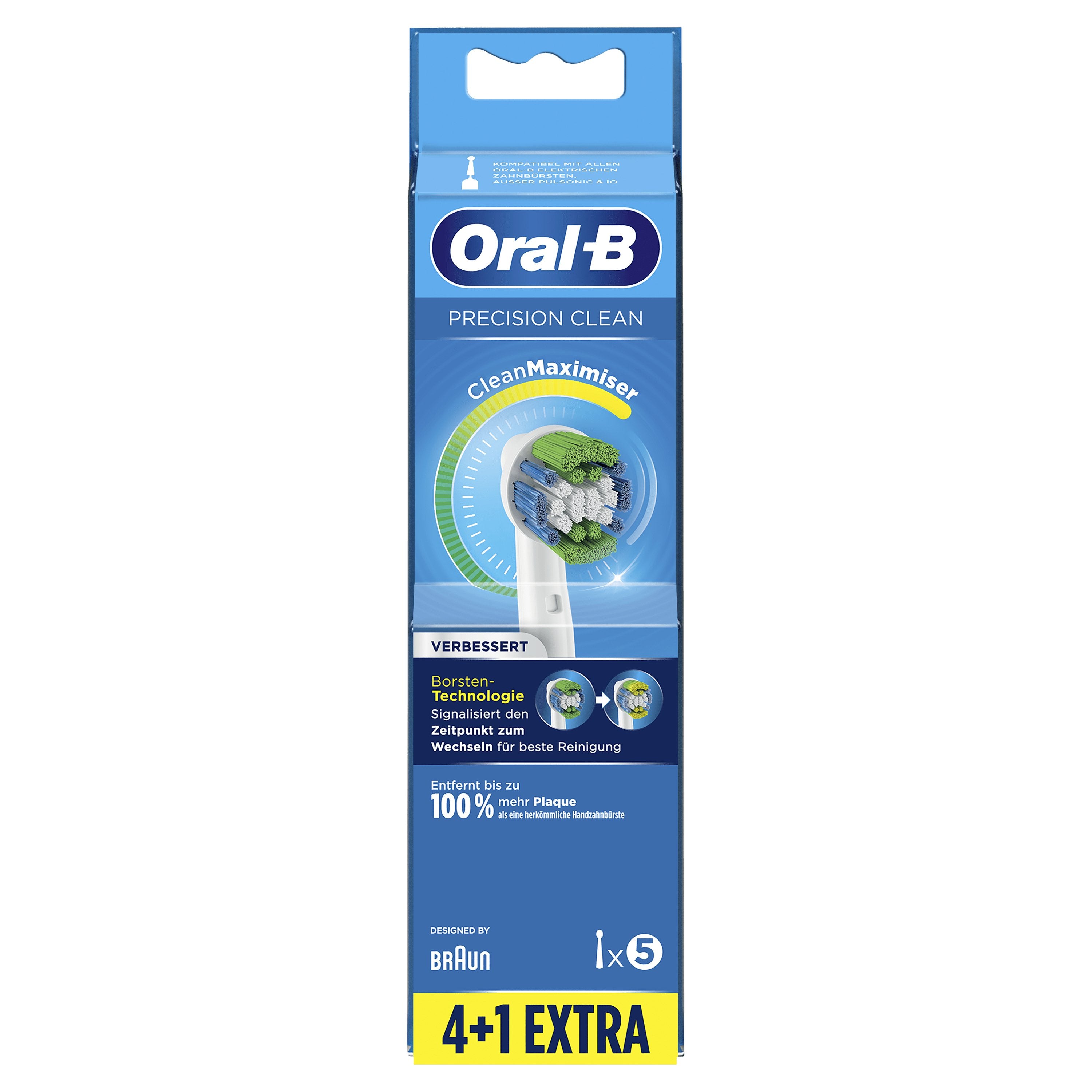 EAN 4210201321569 - Oral-B Precision Clean 80339350 cepillo de cabello 5 pieza(s) Azul, Blanco imagen 3