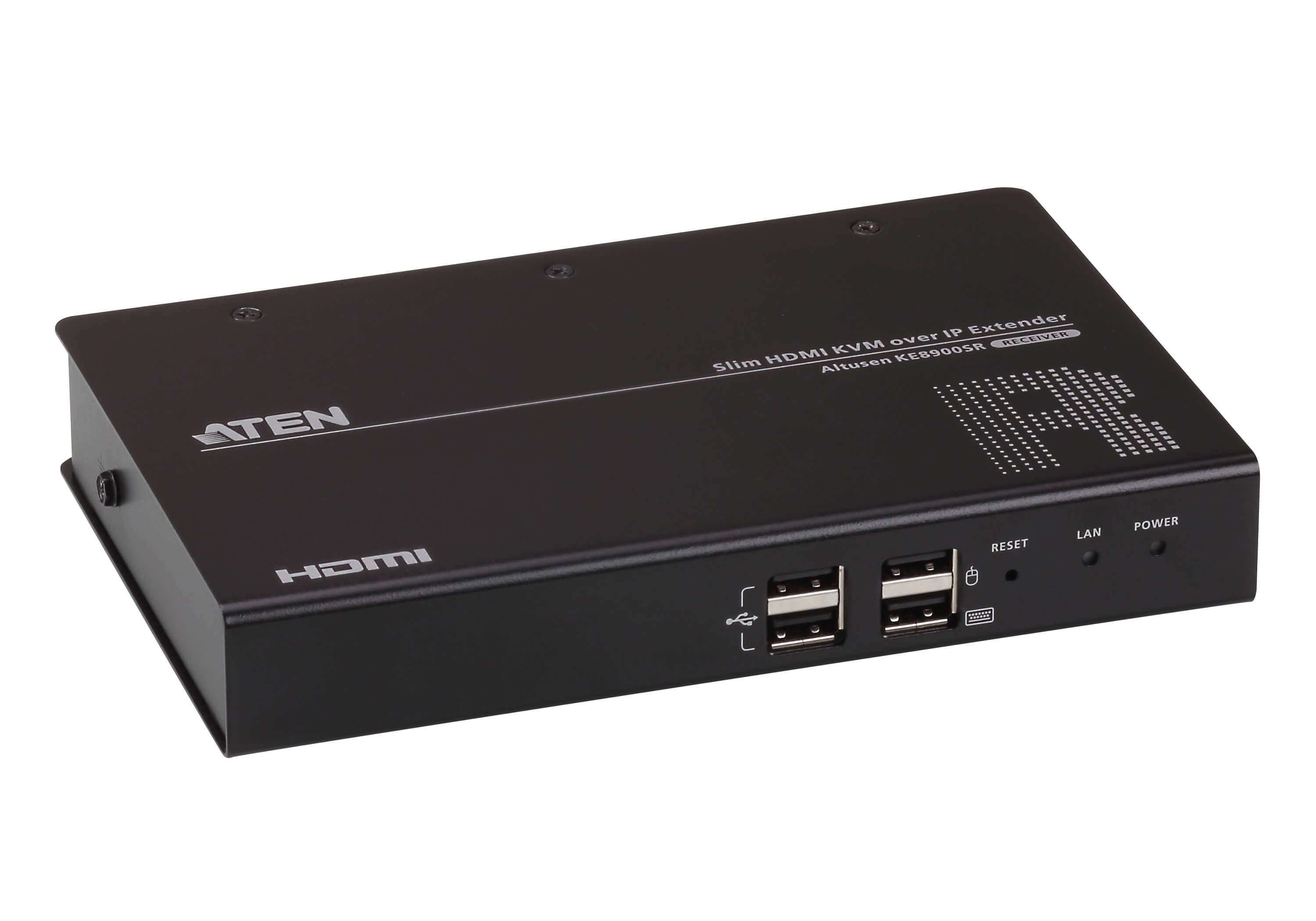 Aten Receptor Kvm Por Ip Hdmi Single Display Usb Formato Compacto