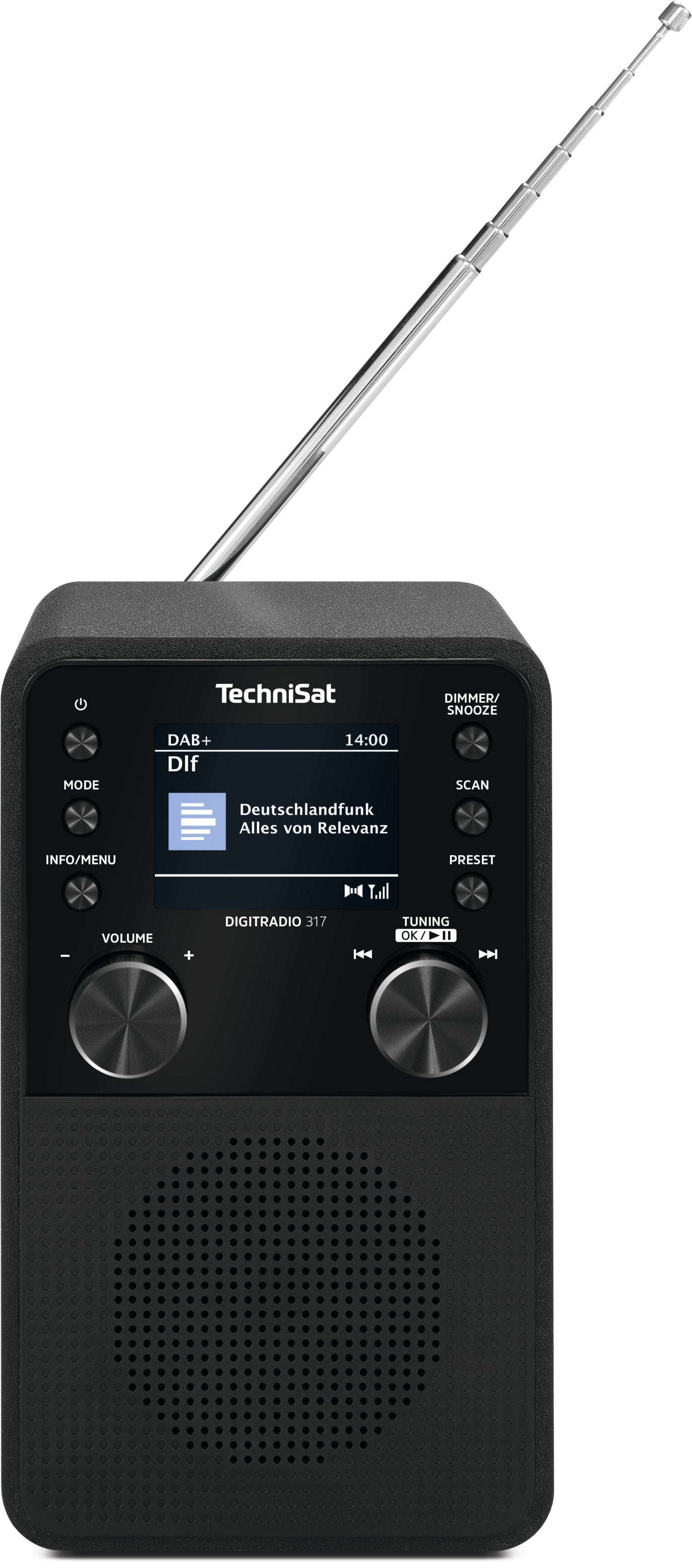 EAN 4019588039995 - TechniSat DigitRadio 317 Portátil Analógico y digital Negro imagen 2