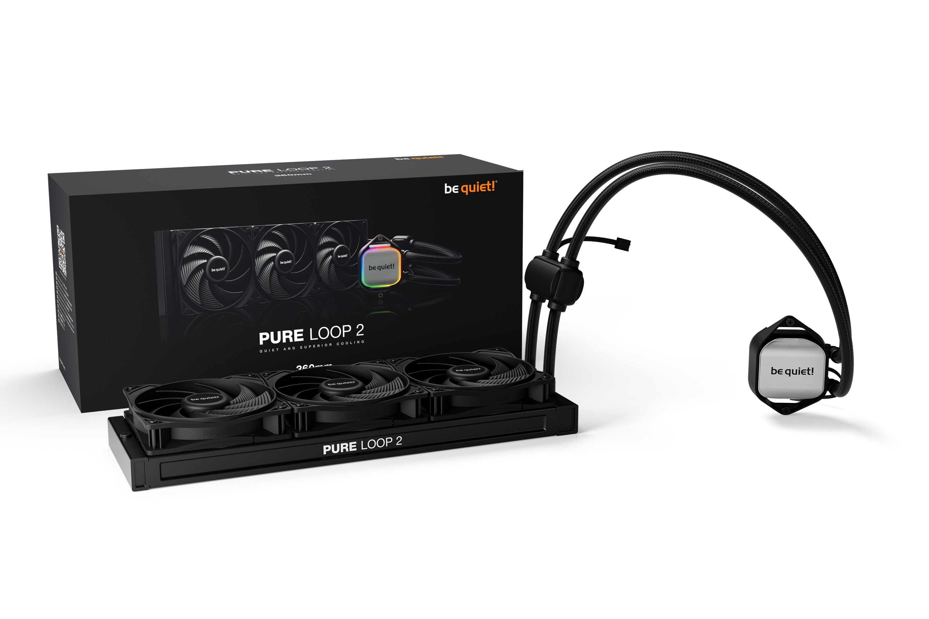 EAN 4260052190715 - be quiet! Pure Loop 2 | 360mm Procesador Sistema de refrigeración líquida todo en uno 12 cm Negro 1 pieza imagen 2