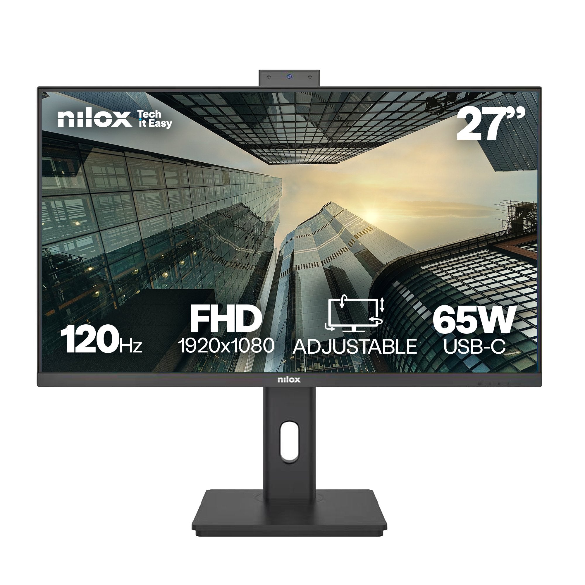 EAN 8431775036321 - Nilox NXM27RWEB0265 pantalla para PC 68,6 cm (27") 1920 x 1080 Pixeles Full HD LCD imagen 1