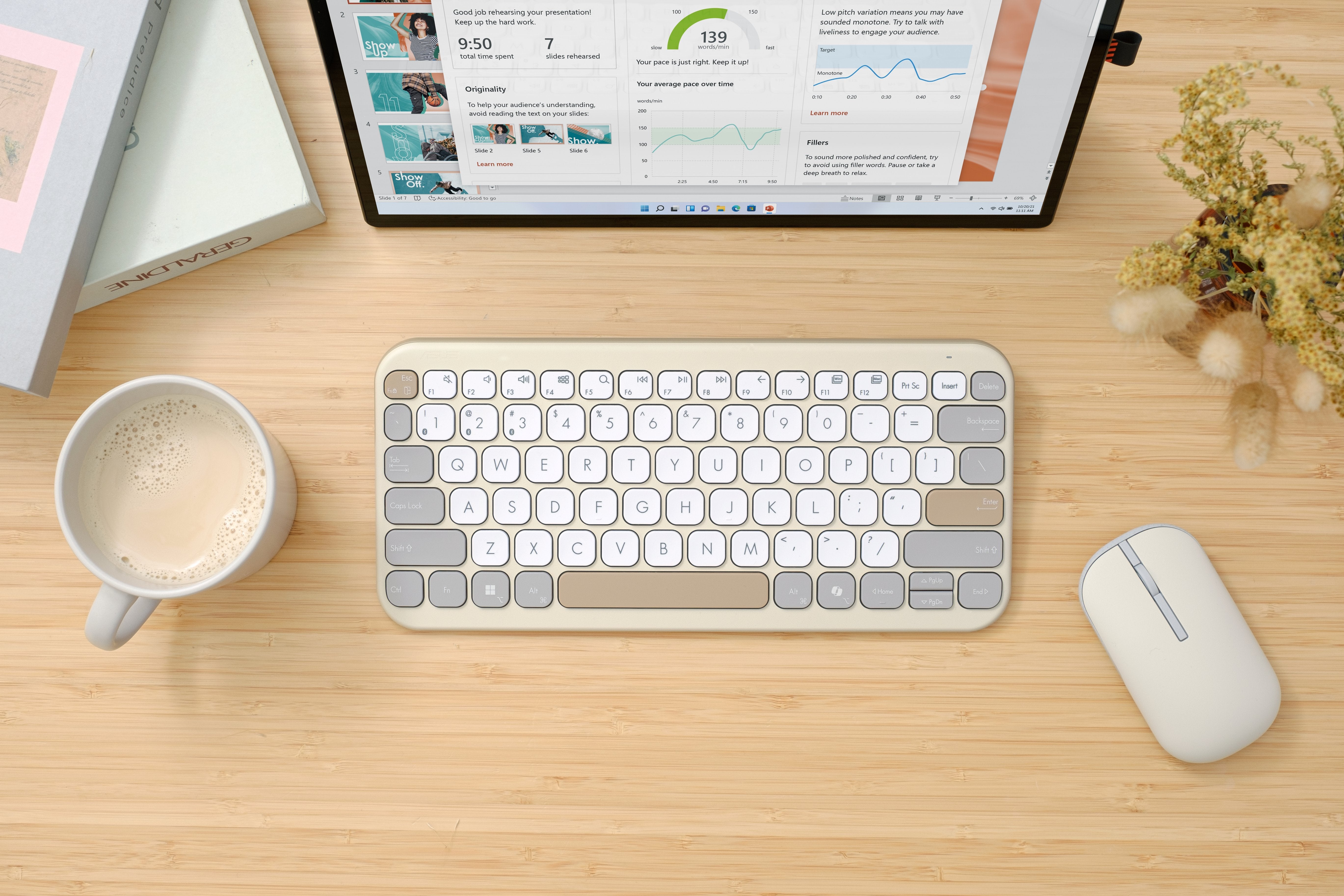 EAN 4711387539033 - ASUS Marshmallow Keyboard KW100 teclado Hogar Bluetooth QWERTZ Alemán Beige, Gris, Blanco imagen 10