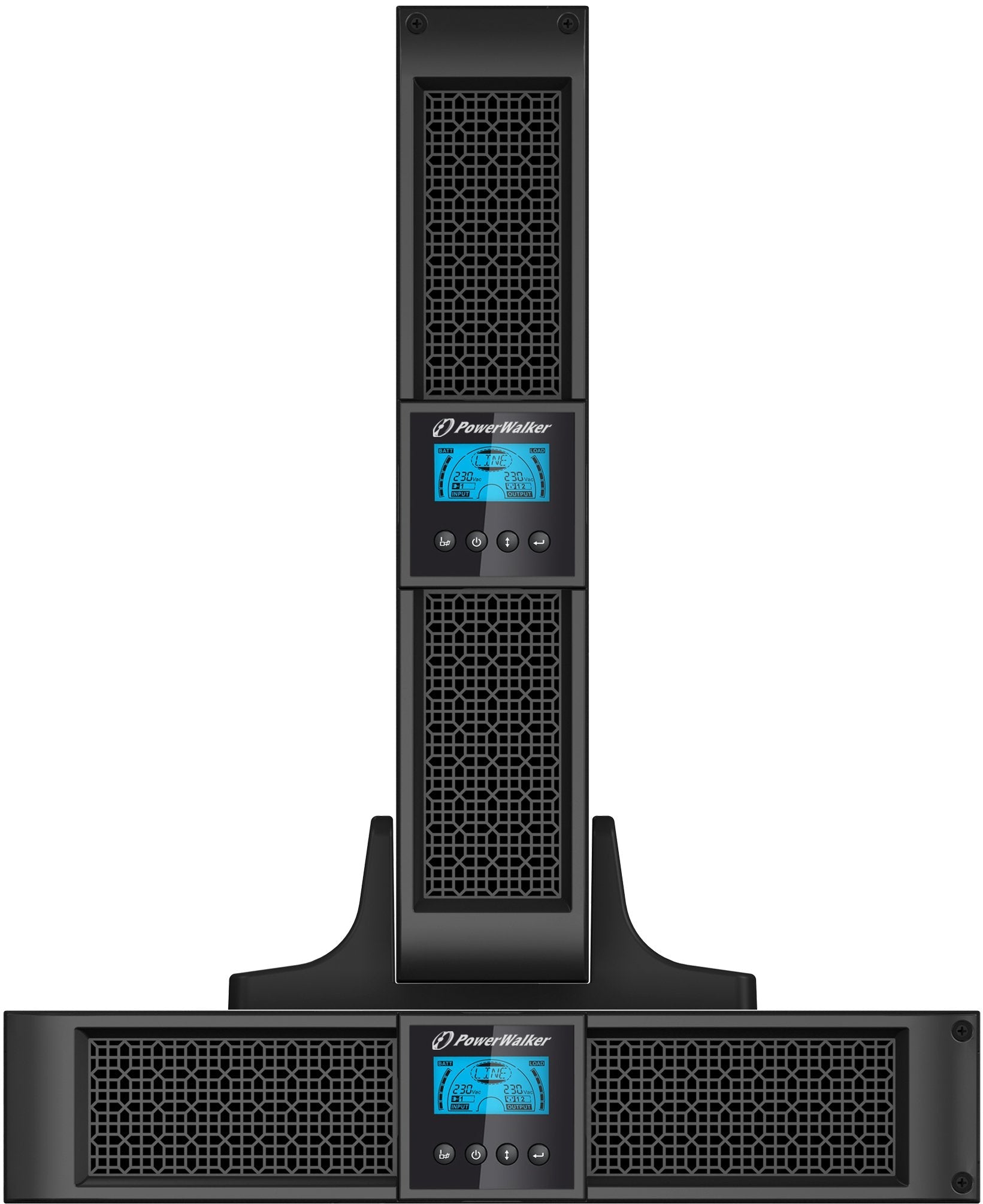 EAN 4260074974423 - PowerWalker VFI 3000RT LCD sistema de alimentación ininterrumpida (UPS) Doble conversión (en línea) 3 kVA imagen 2