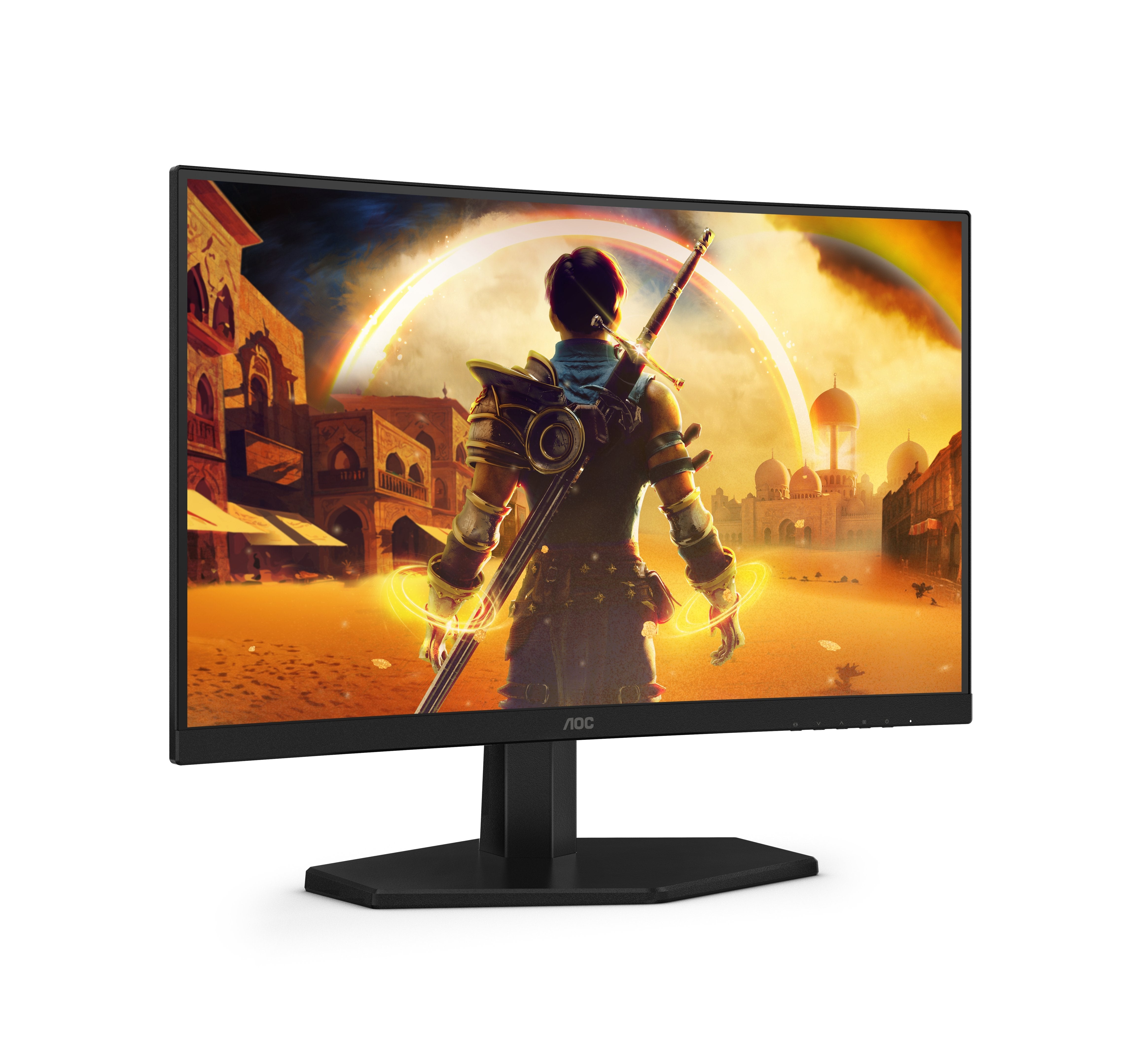 Monitor Aoc G4 C24g42e (23.6") 1920 X 1080 Pixeles Full Hd Led Negro, Rojo