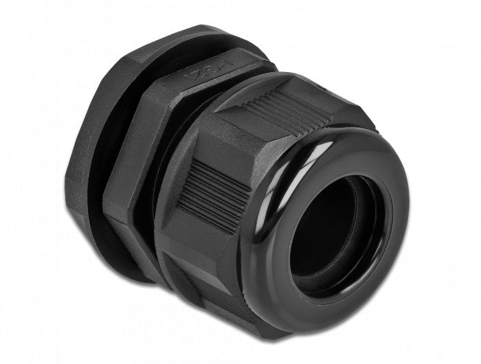 Delock Cableverschraubung Pg21 Für Rundcable Schwarz 2 Stück