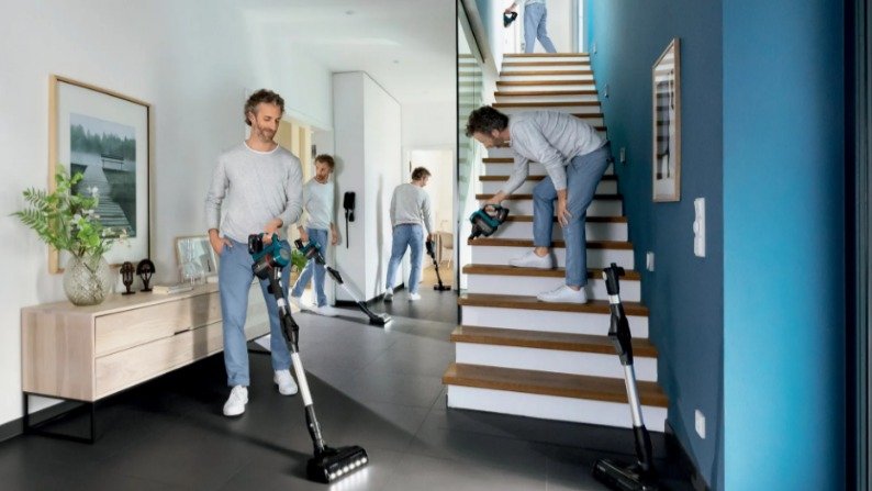 Aspirador Escoba Con Batería Bosch Unlimited Bss71125ah 18v Autonomía 35 Min