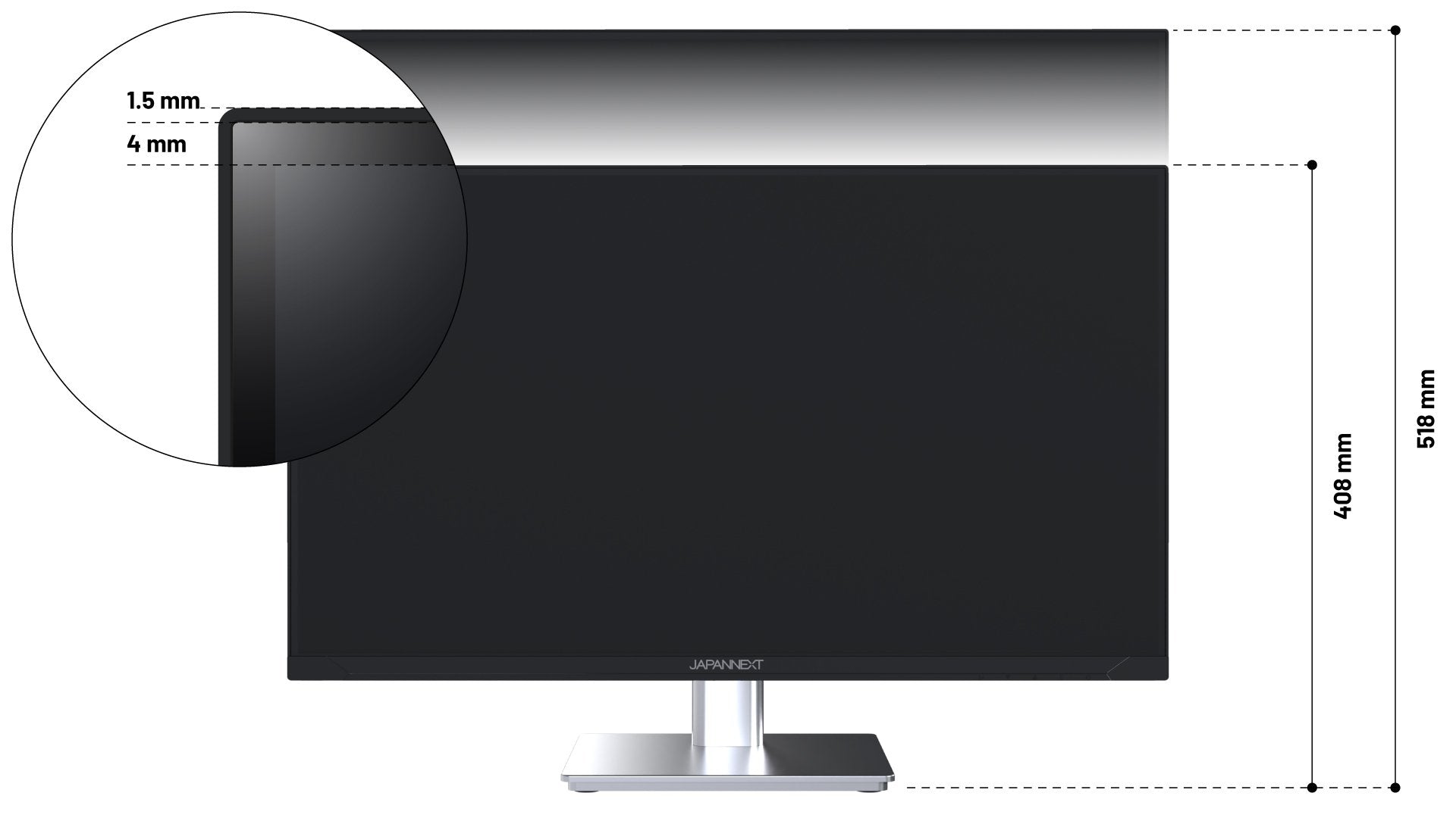 EAN 4589511171653 - JAPANNEXT JN-I270WQHD300F-HSP pantalla para PC 68,6 cm (27") 2560 x 1440 Pixeles Wide Quad HD LED Gris imagen 2