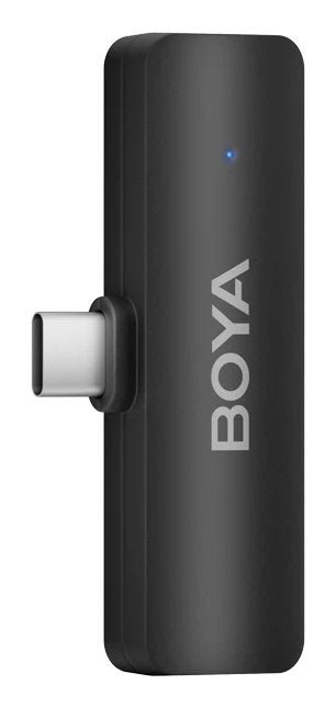Boya Microphone Wireless By-V4 2.4ghz With 4 Transmitters And 1 Receiver (Type-C) Black Eu