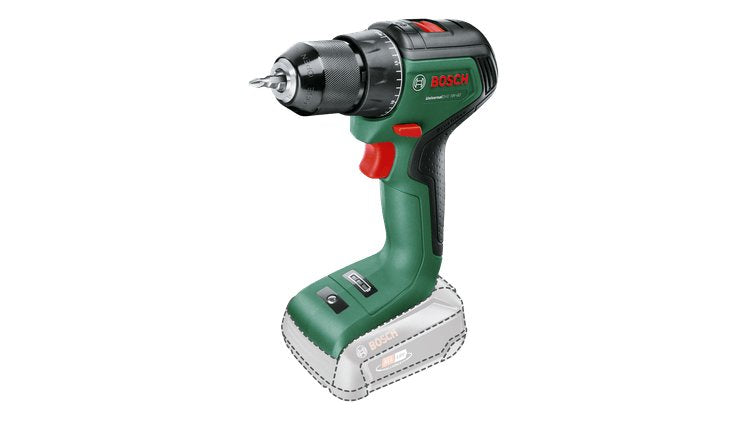 Bosch Taladro Inalámbrico Universaldrill 18v-60 Verde/Negro, 2x Batería Li-Ion 2,0ah, Maletín, Power For All Alliance 06039d7002