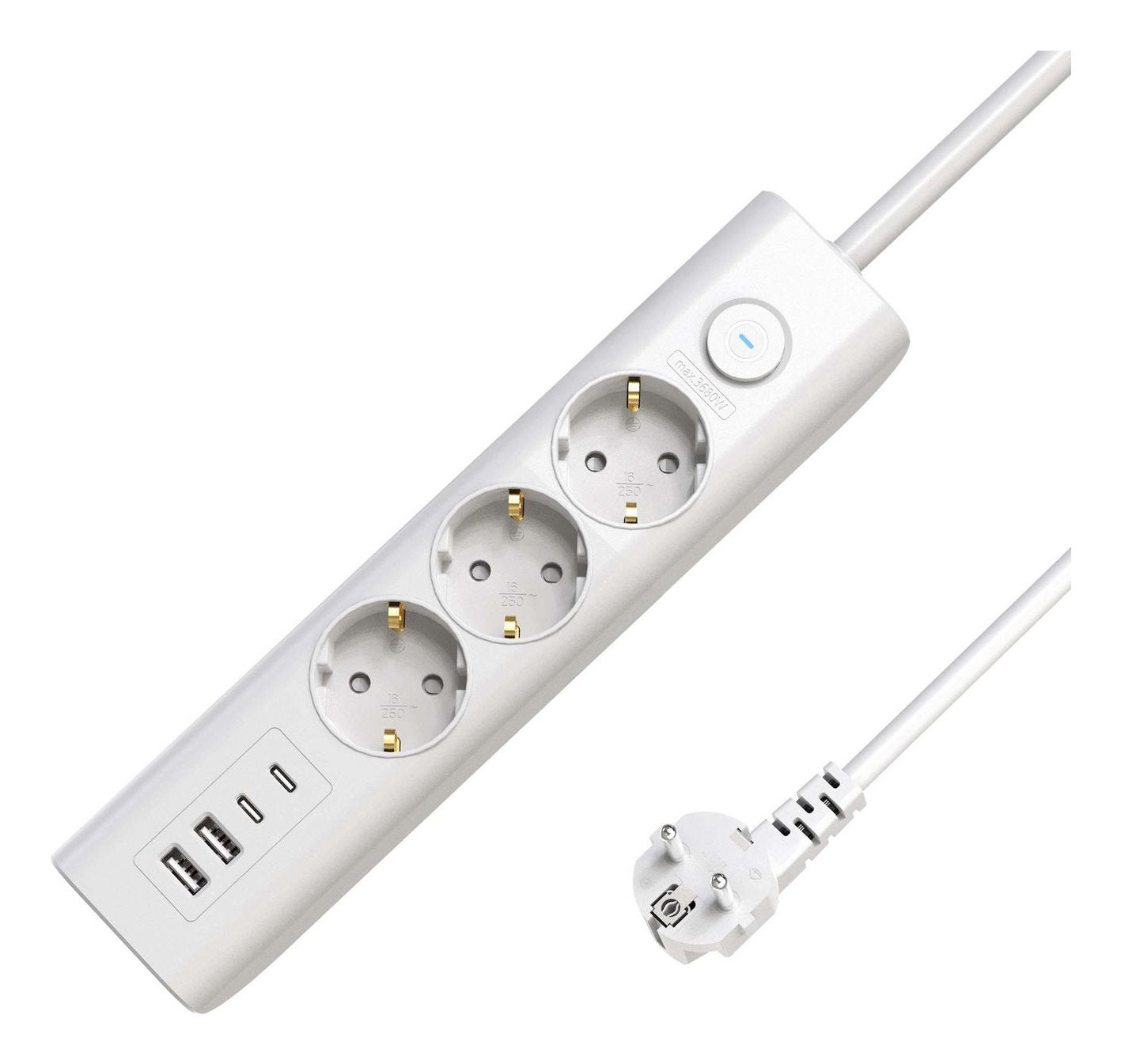 EAN 5715063467602 - Microconnect MC-GRU00315WS-USB base múltiple 1,5 m 3 salidas AC Interior Blanco imagen 1