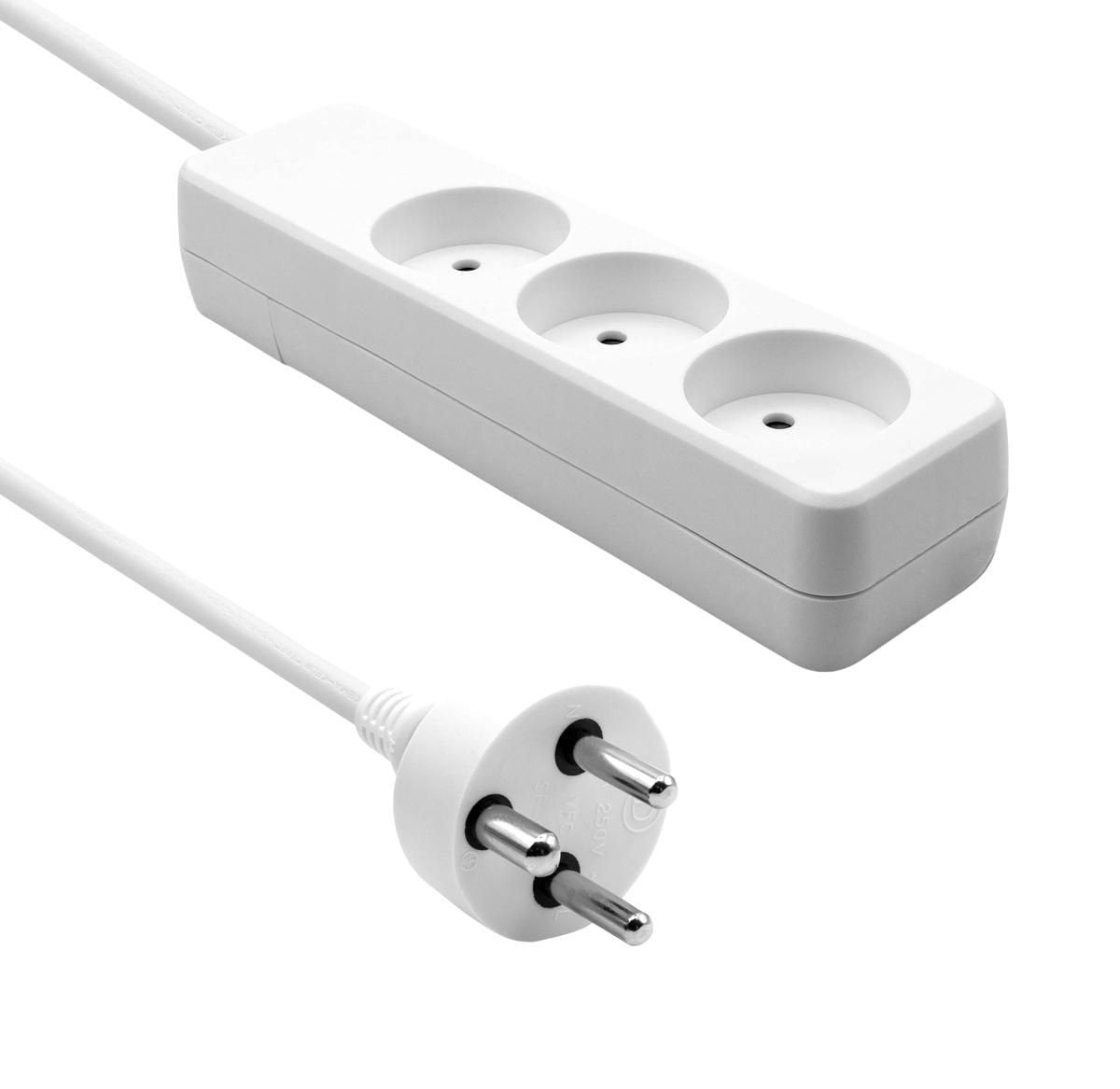 Microconnect Mc-Gru0350dk Base Múltiple 5 M 3 Salidas Ac Interior Blanco