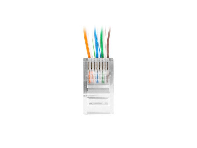 EAN 5901969415766 - Lanberg PLU-6020 conector RJ-45 Transparente imagen 3