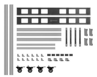 EAN 4603728441849 - ONKRON FSPRO2L22-S soporte para monitor 139,7 cm (55") Piso Aluminio, Negro imagen 1