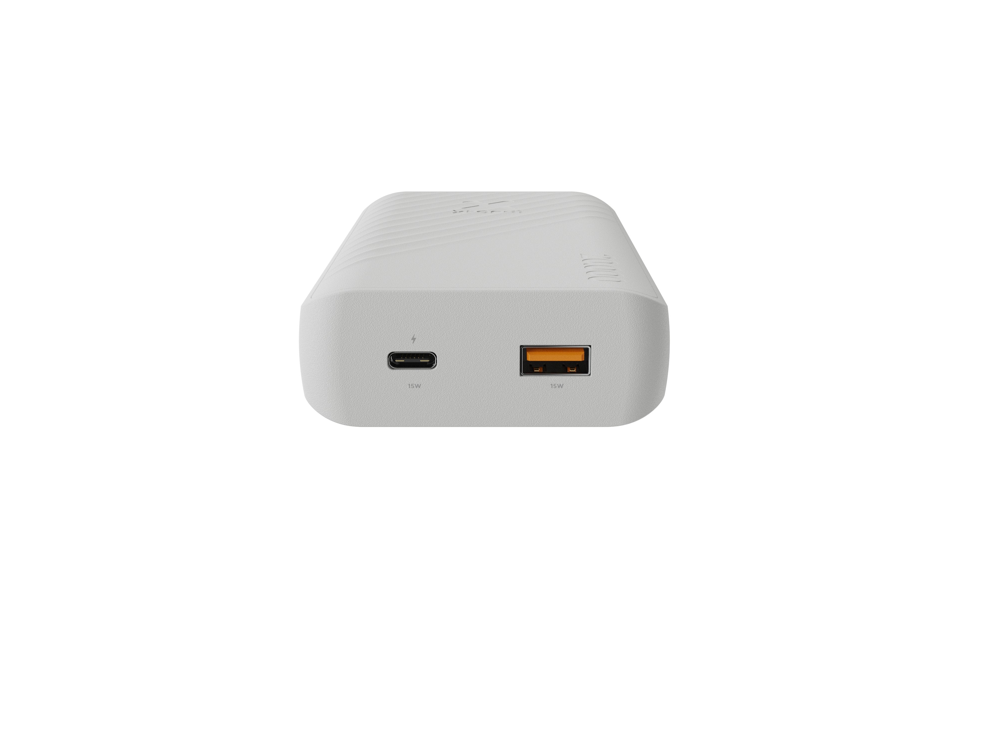 Power Bank Xg2200 Go2 15w 20000mah Blanco Ceniza Xtorm 15w/ 20000mah/ Carga Rápida/ Usb-C, Usb-A